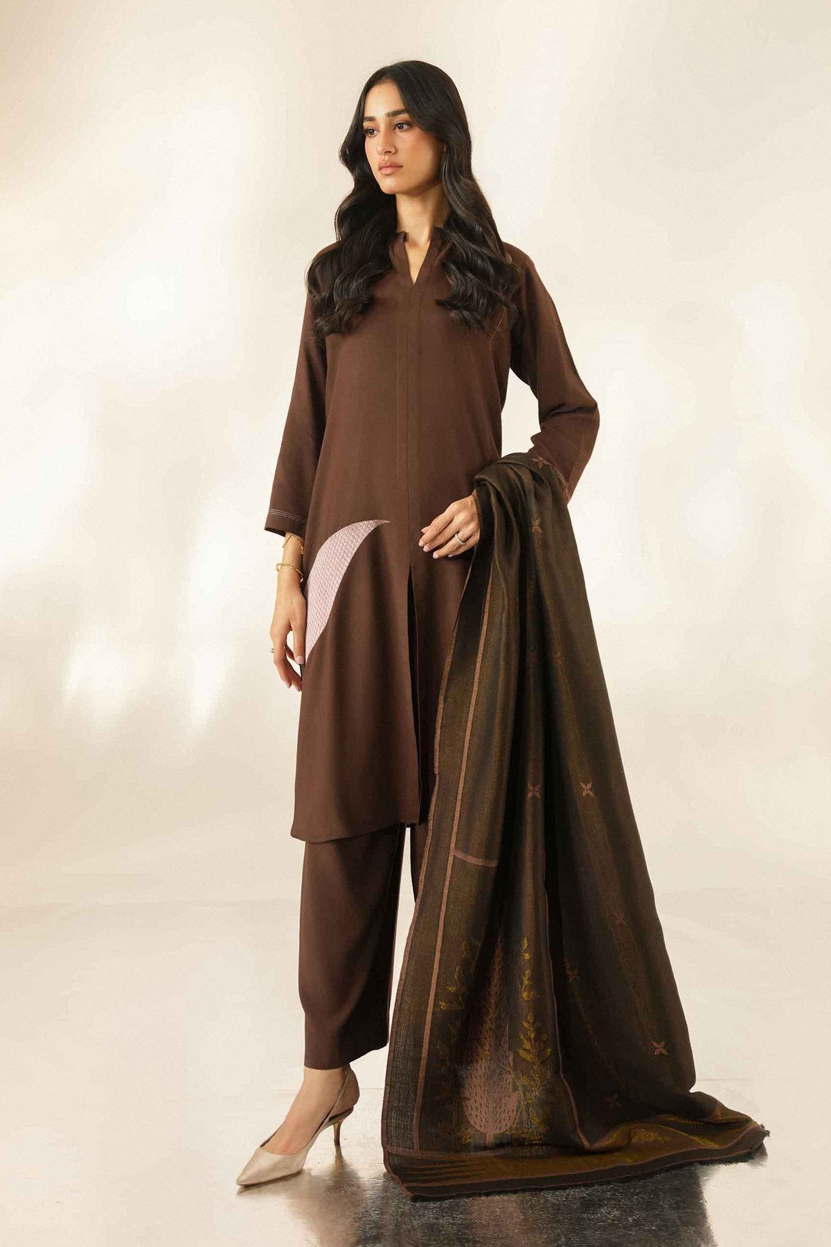 3 Piece - Embroidered Suit - ST3PE-LUXE26WV3-90 for Women - Pret Collection | Nishat | Shop Online