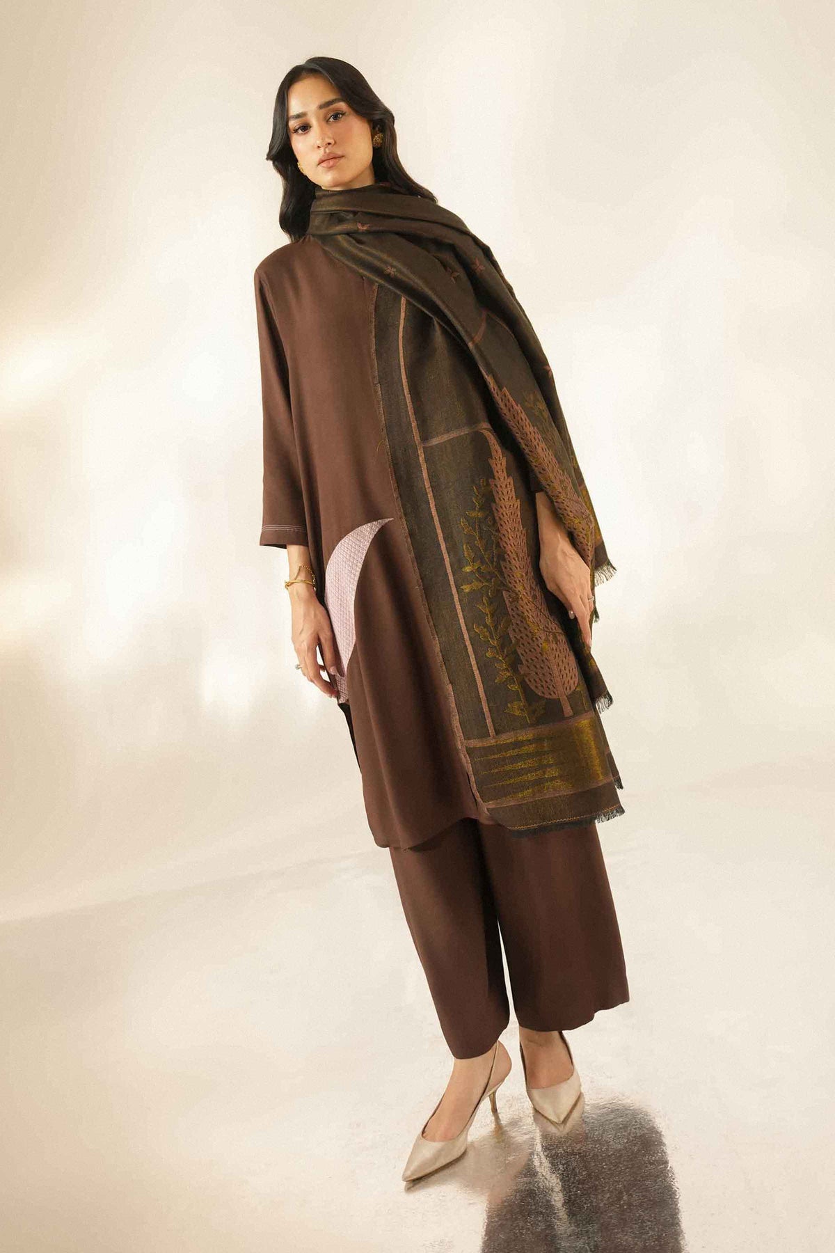3 Piece - Embroidered Suit - ST3PE-LUXE26WV3-90 for Women - Pret Collection | Nishat | Shop Online