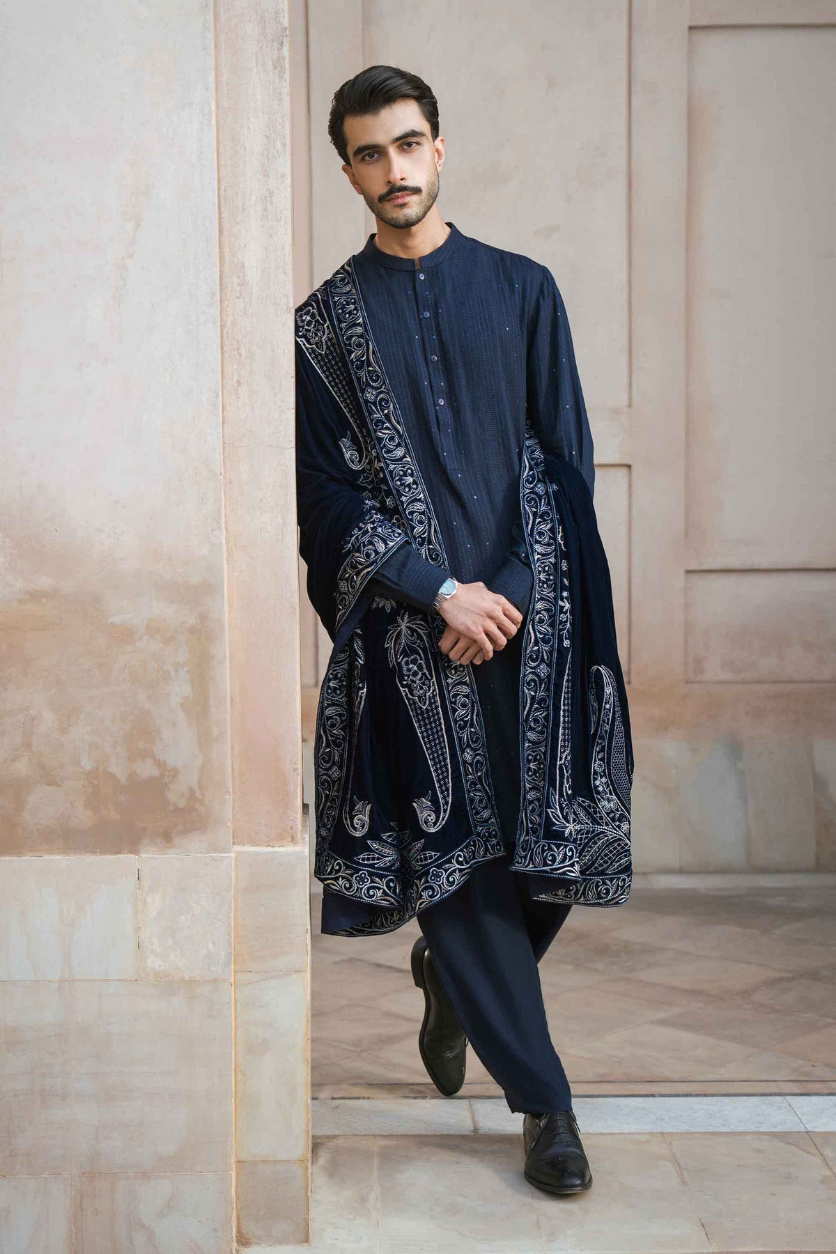 Embroidered Shawl - ST3PE-NAQ26WV1-9 A for Women - Pret Collection | Nishat | Shop Online