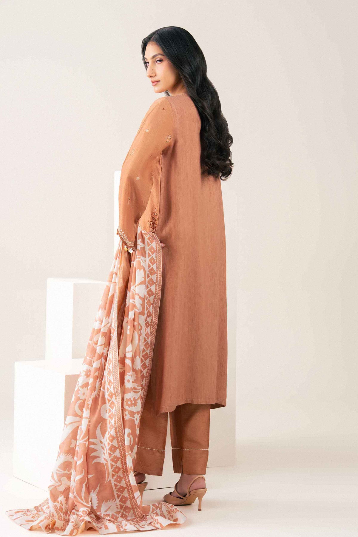 3 PIECE - PRINTED EMBROIDERED SUIT - ST3PE-PRET26WV1-13 for Women - Pret Collection | Nishat | Shop Online