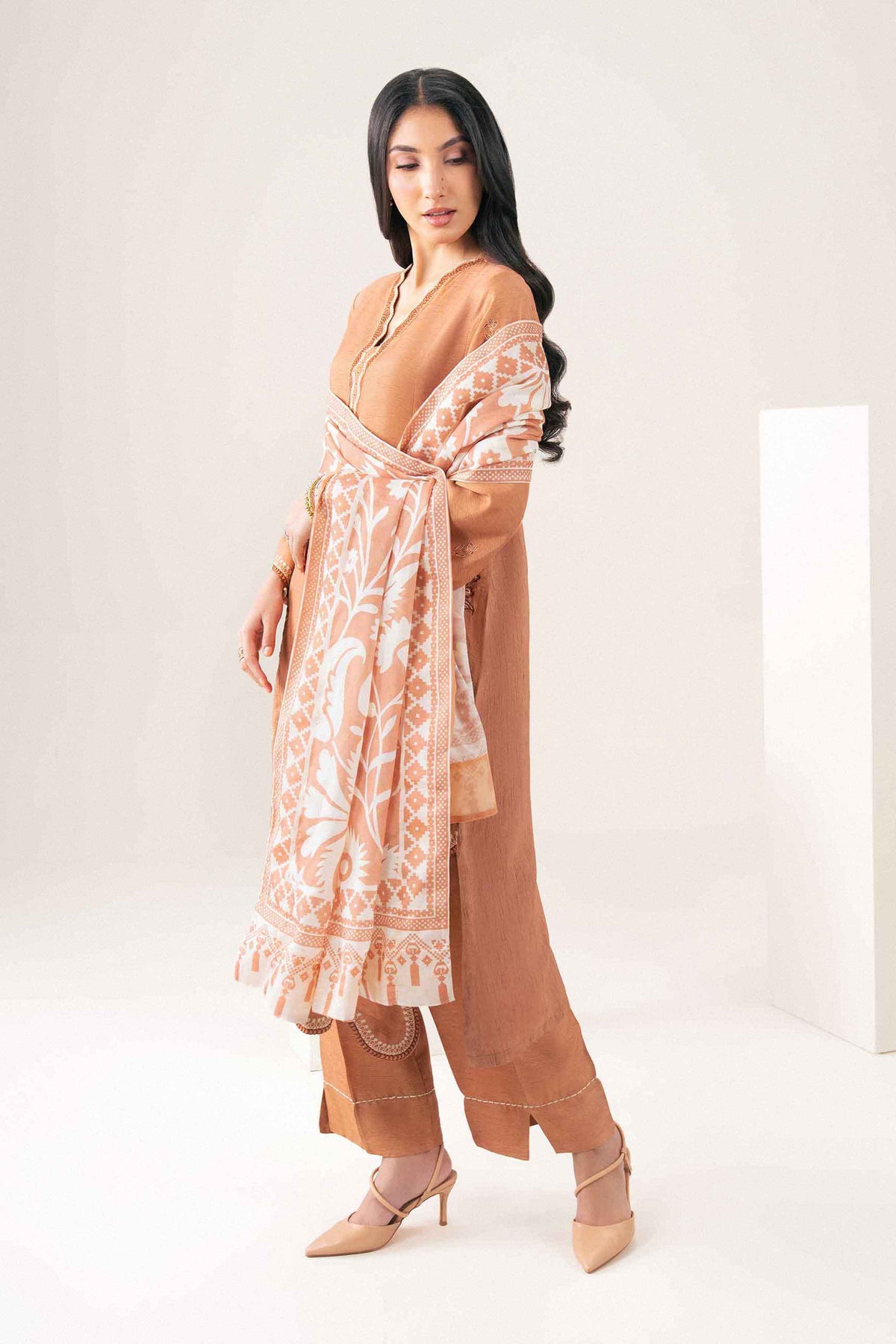 3 PIECE - PRINTED EMBROIDERED SUIT - ST3PE-PRET26WV1-13 for Women - Pret Collection | Nishat | Shop Online