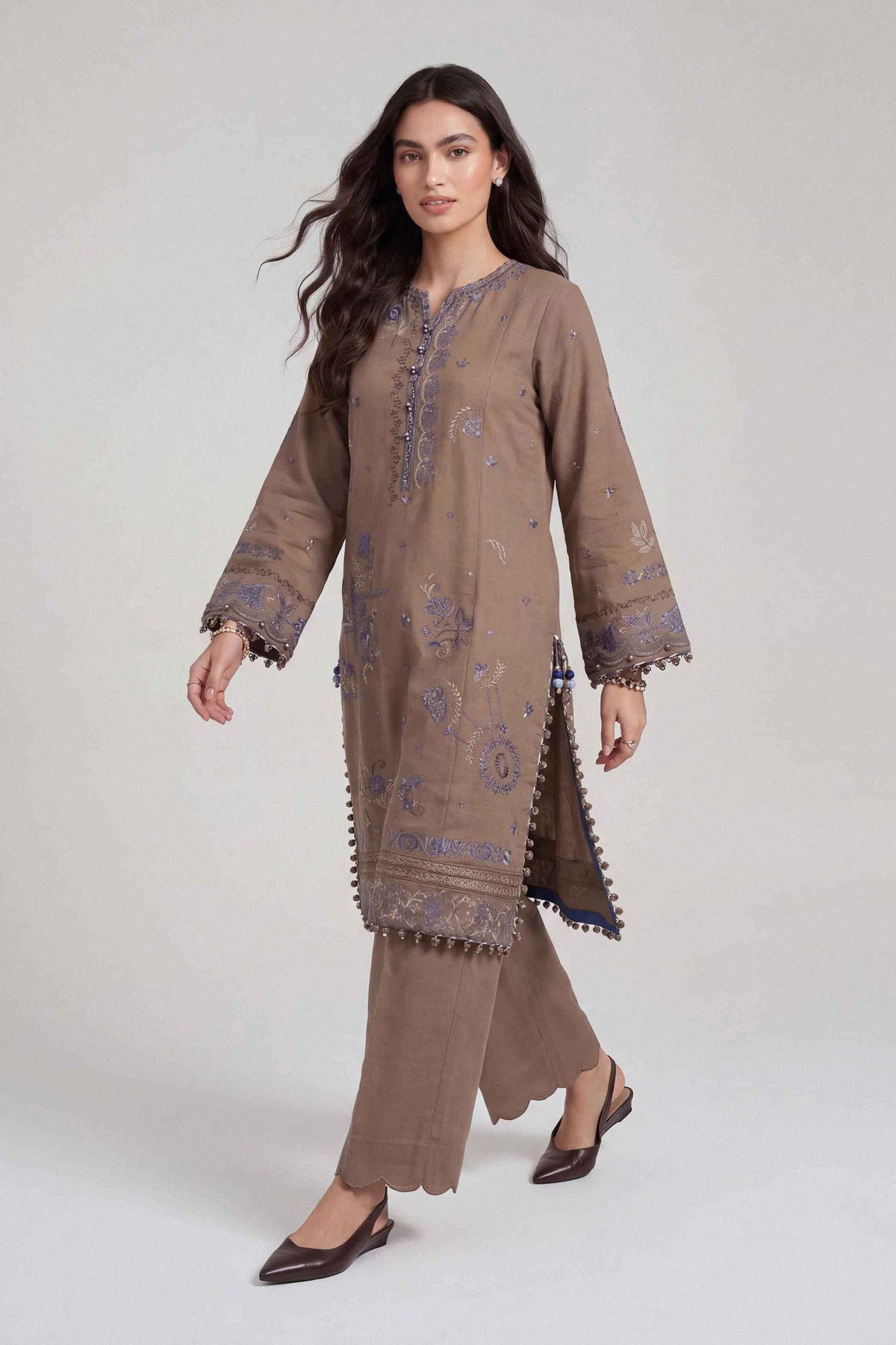 2 Piece - Embroidered Suit - U2STE-NISHA26WV1-74