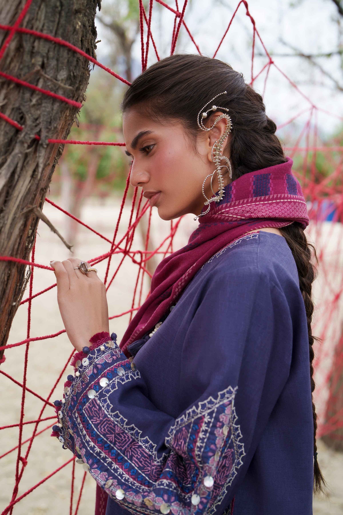 3 Piece - Printed Embroidered Suit - U3PE-NISHA26WV1-196