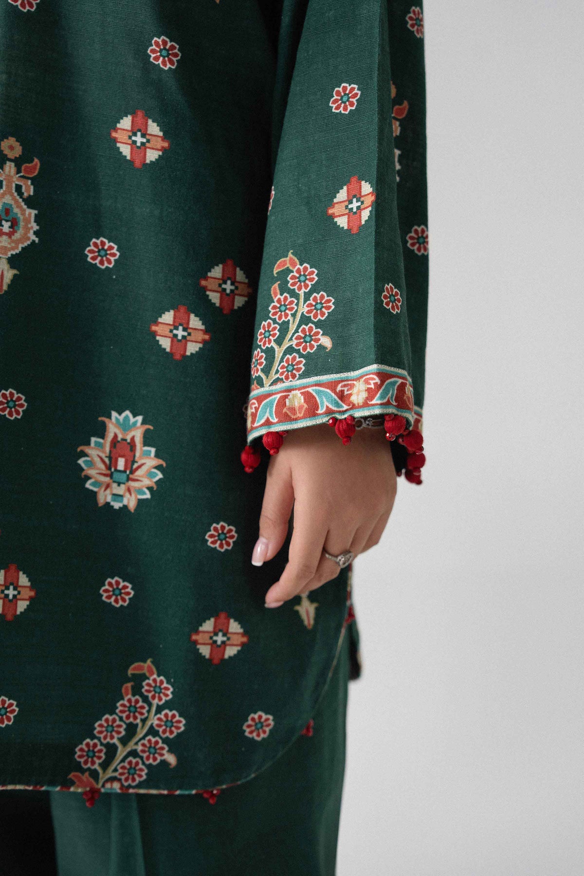 3 Piece - Printed Embroidered Suit - U3PE-NISHA26WV1-34 for Women - Unstitched Collection | Nishat | Shop Online