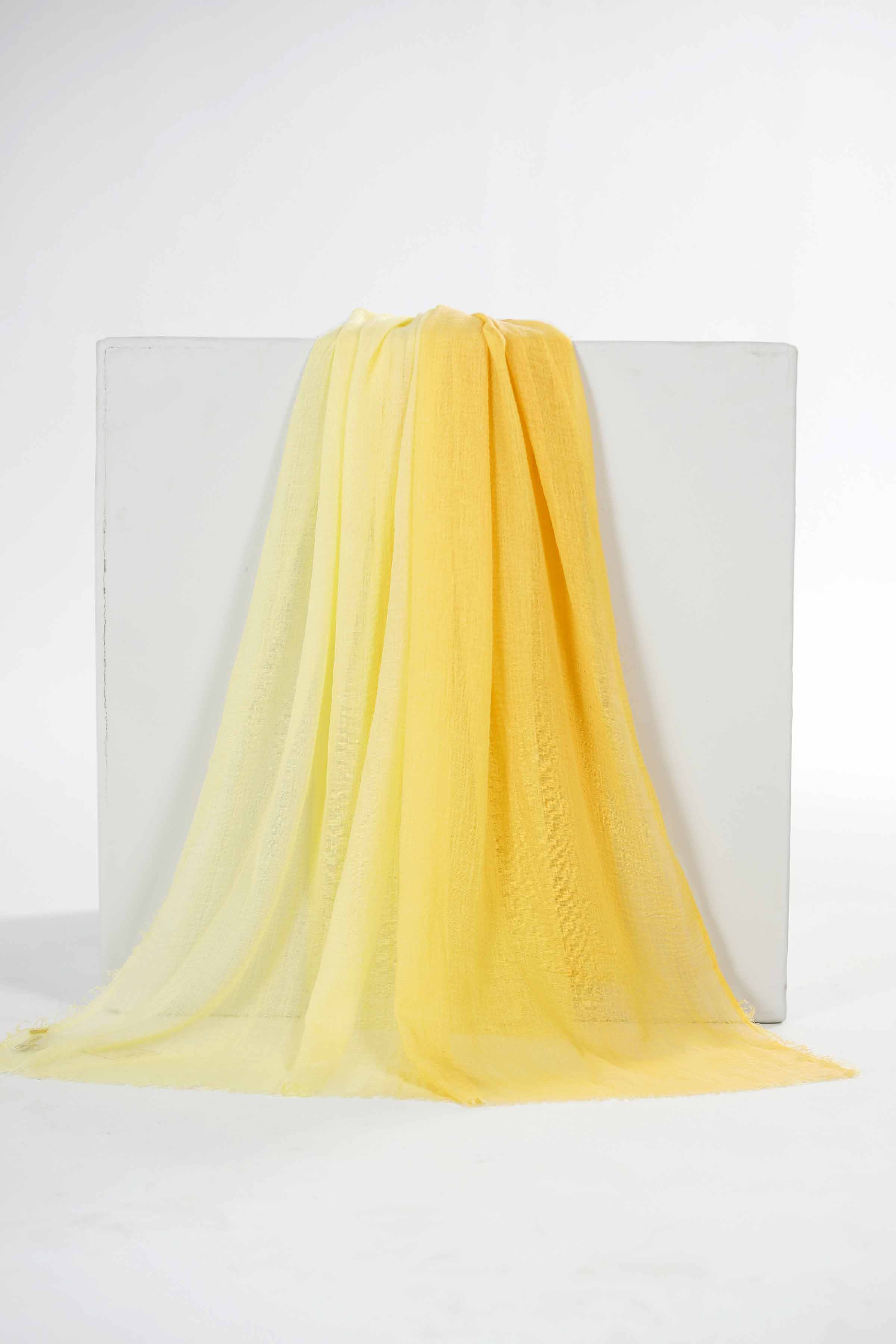 Yellow Women Scarf-435092102