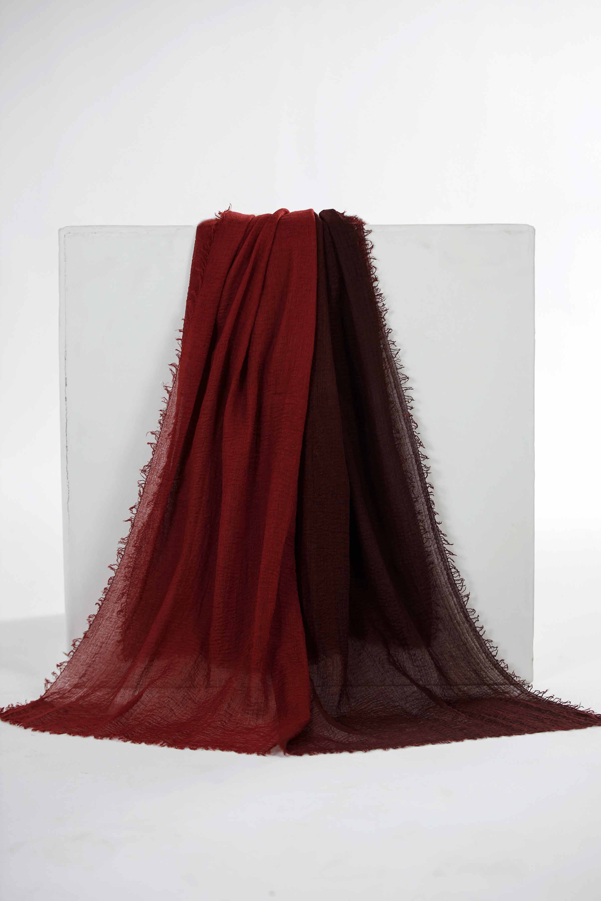 Wine & Red Women Scarf-435092122