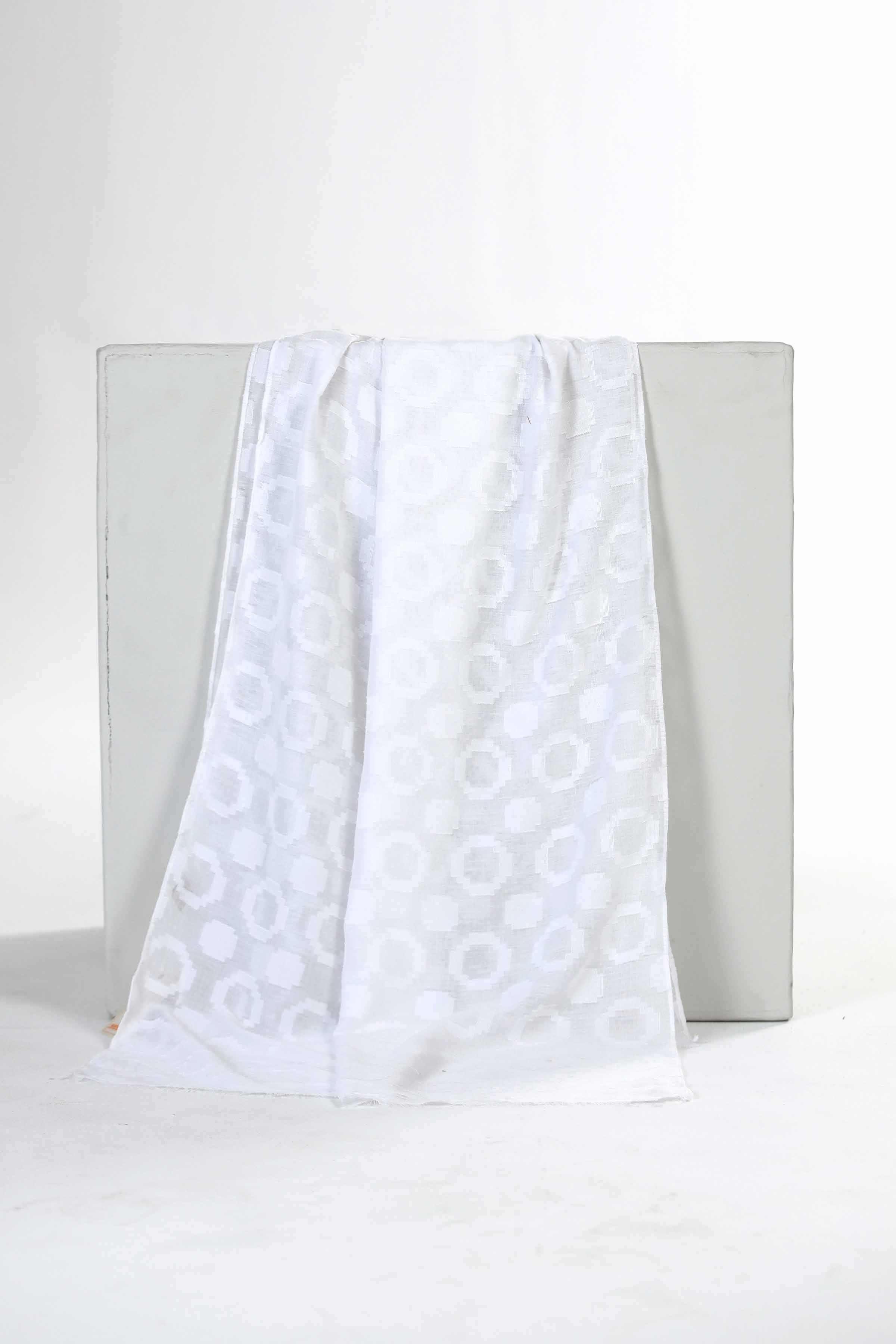 White Women Scarf-435122112