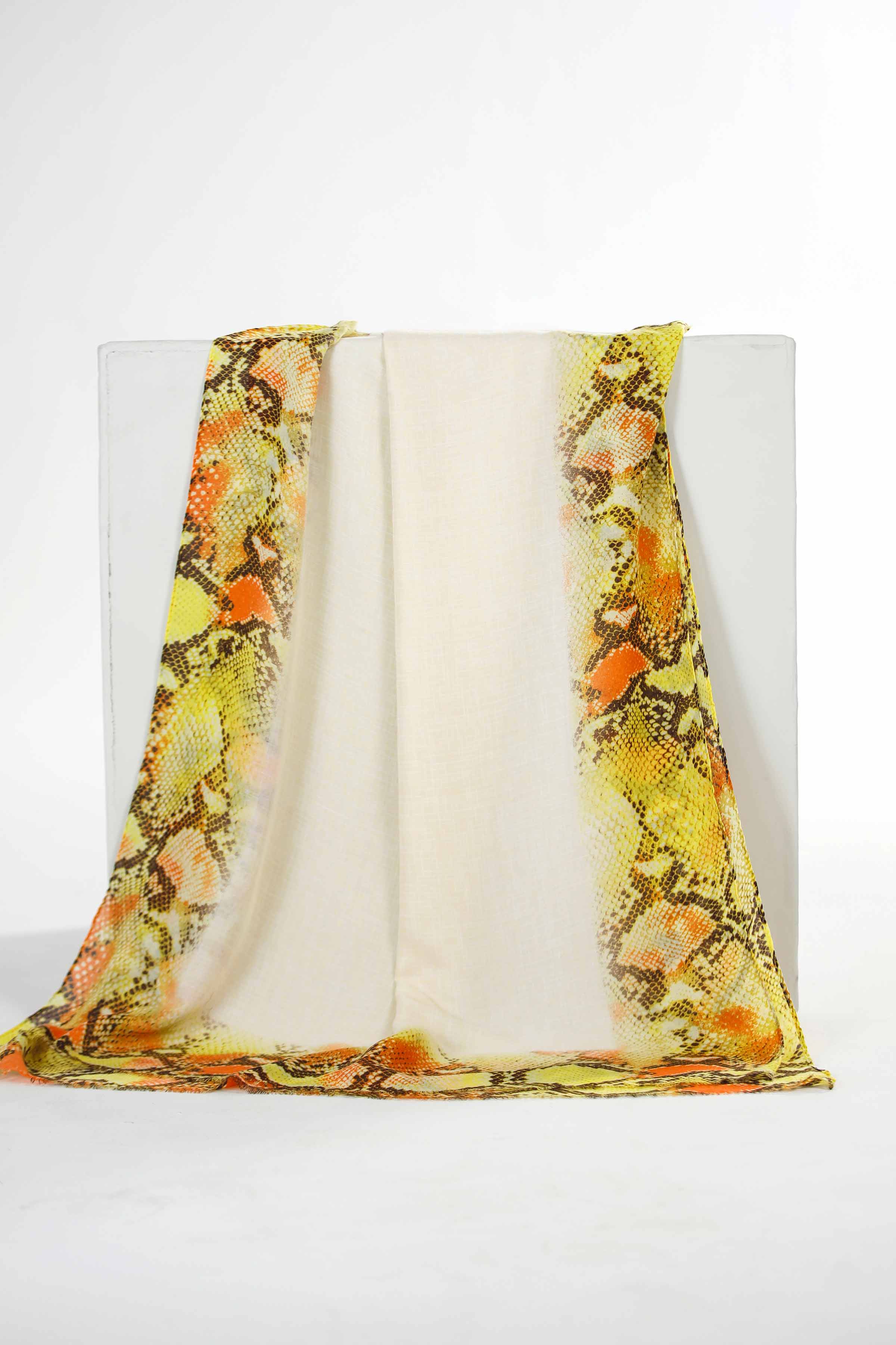 Yellow Women Scarf-435152102