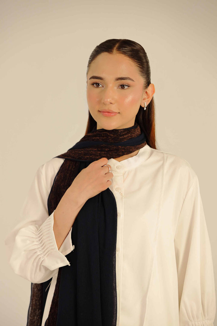 Navy Women Scarf-442572121 for Women - Fashion Collection | Nishat | Shop Online