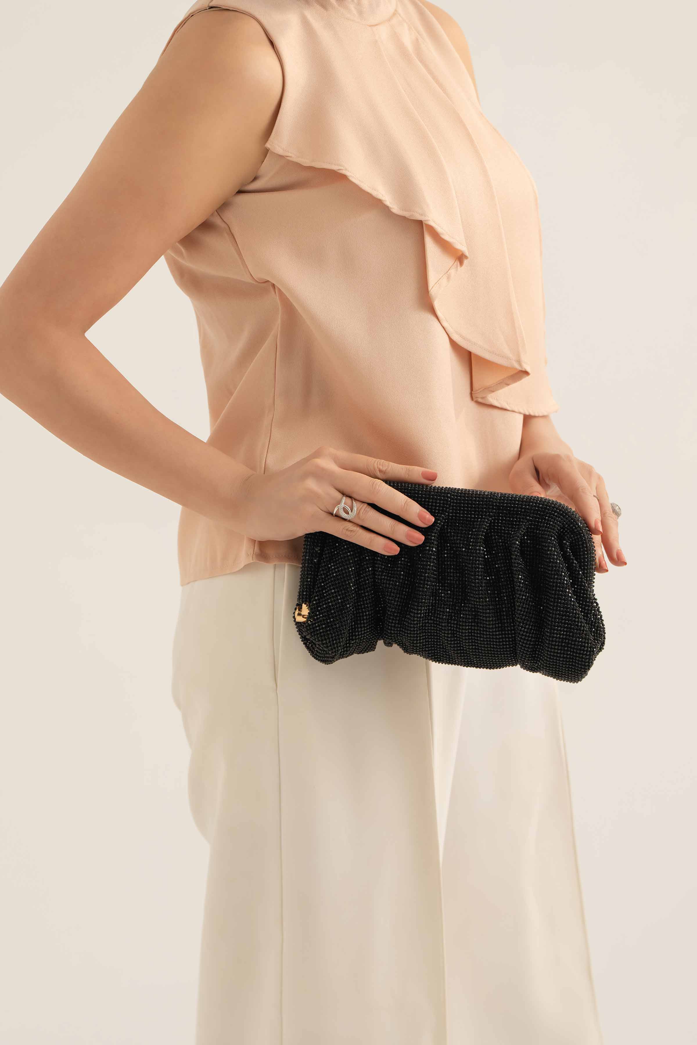 Black Clutch-441262103 for Women - Fashion Collection | Nishat | Shop Online