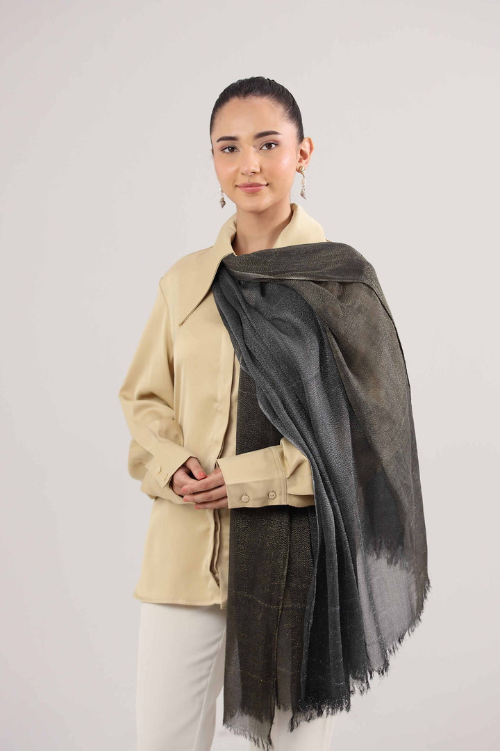 Black Women Scarf-442352103 for Women â€“ Scarf Collection | Nishat | Shop Online