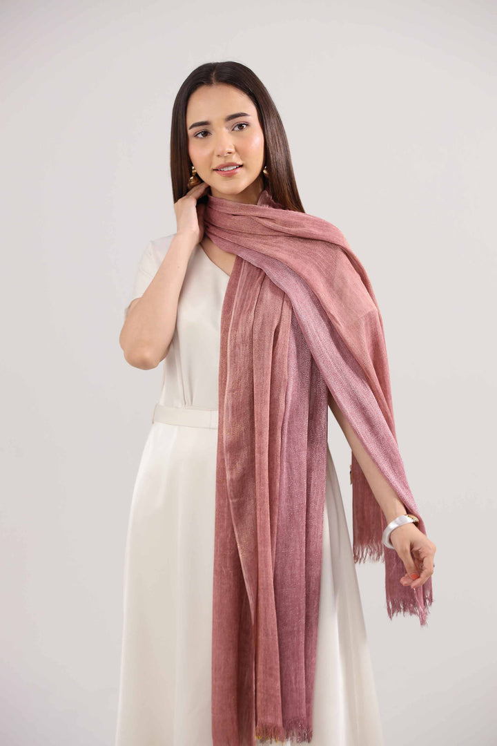 Wine Women Scarf-442352122 for Women â€“ Scarf Collection | Nishat | Shop Online