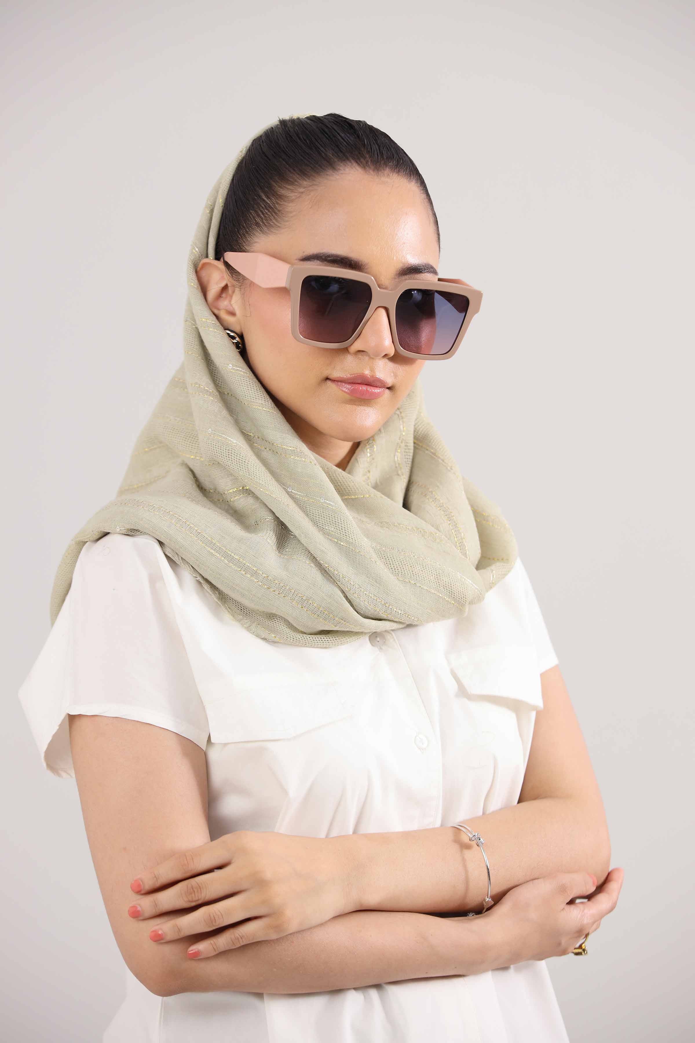 Yellow Women Scarf-442402102 for Women â€“ Scarf Collection | Nishat | Shop Online