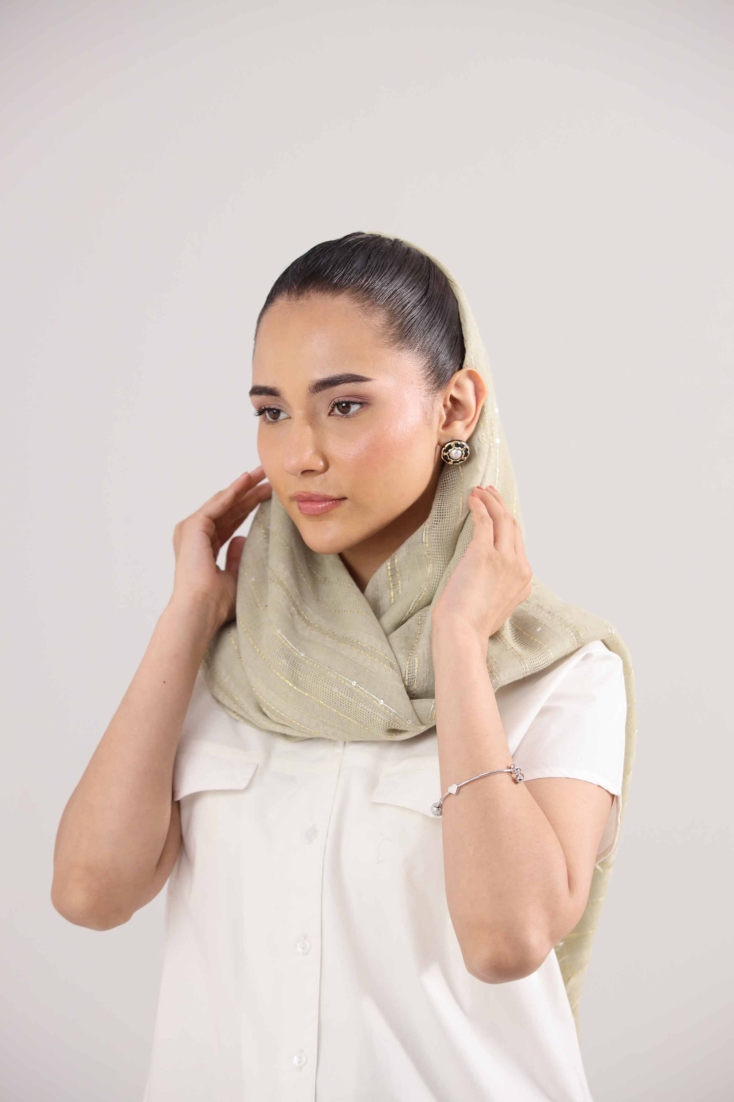 Yellow Women Scarf-442402102 for Women â€“ Scarf Collection | Nishat | Shop Online