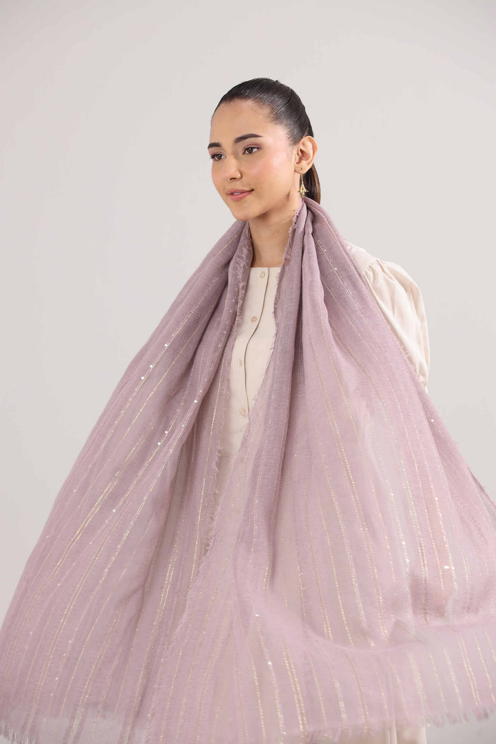 Dark Purple Women Scarf-442402109 for Women â€“ Scarf Collection | Nishat | Shop Online