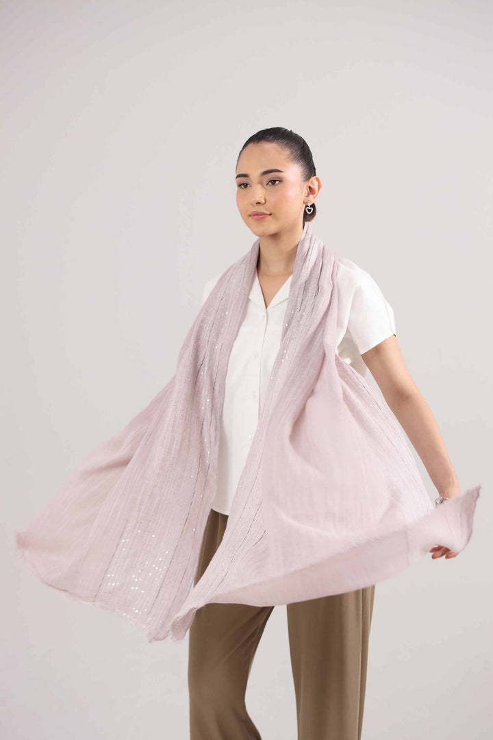 Purple Women Scarf-442422109 for Women â€“ Scarf Collection | Nishat | Shop Online