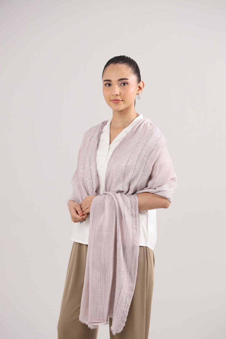 Purple Women Scarf-442422109 for Women â€“ Scarf Collection | Nishat | Shop Online