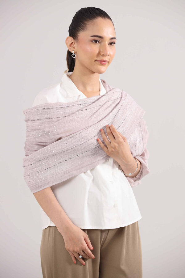 Purple Women Scarf-442422109 for Women â€“ Scarf Collection | Nishat | Shop Online