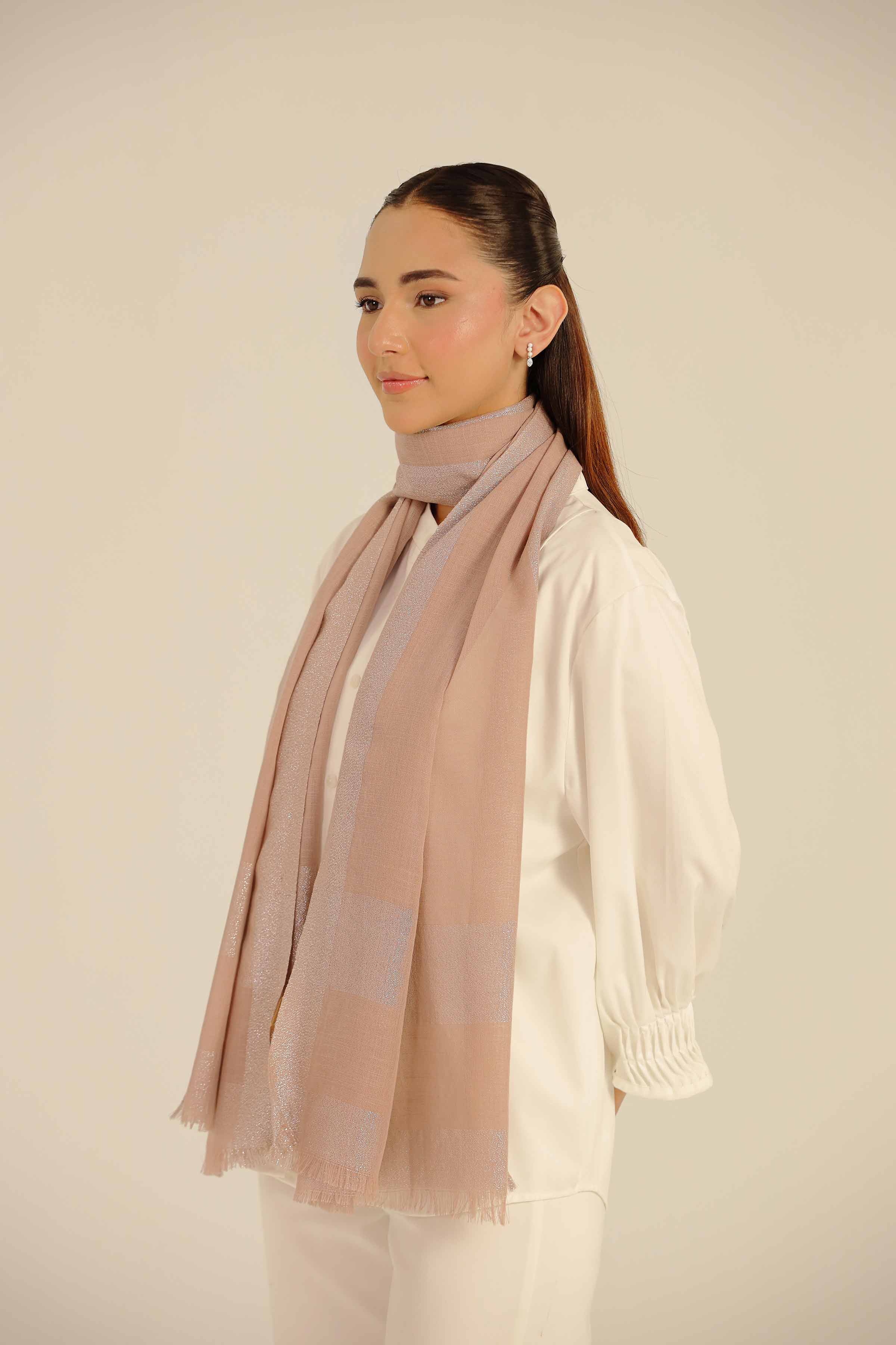 Grey Women Scarf-442442111 for Women - Fashion Collection | Nishat | Shop Online