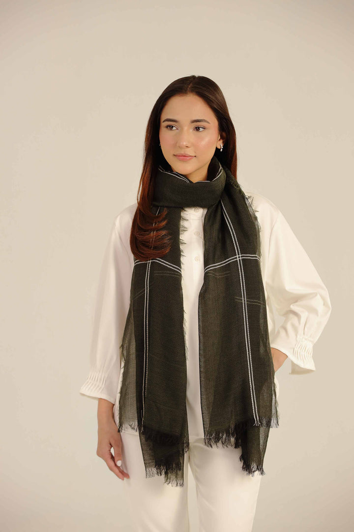 Green Women Scarf-442642104 for Women - Fashion Collection | Nishat | Shop Online