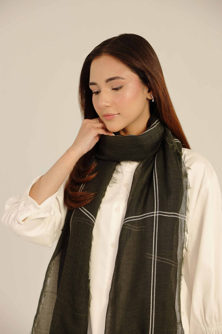 Green Women Scarf-442642104 for Women - Fashion Collection | Nishat | Shop Online