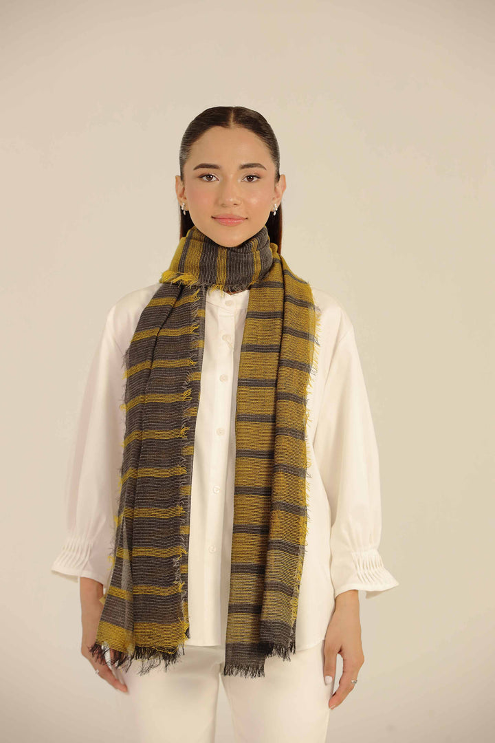 Yellow Women Scarf-442662102 for Women - Fashion Collection | Nishat | Shop Online