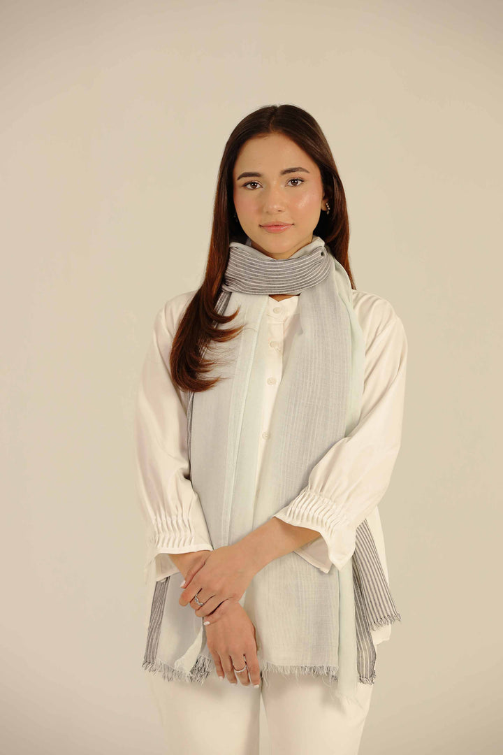 Grey Women Scarf-442672111 for Women - Fashion Collection | Nishat | Shop Online
