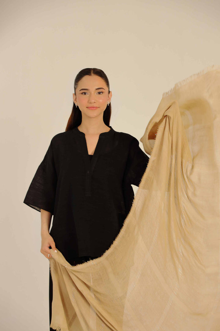 Khaki Women Scarf-442712130 for Women - Fashion Collection | Nishat | Shop Online