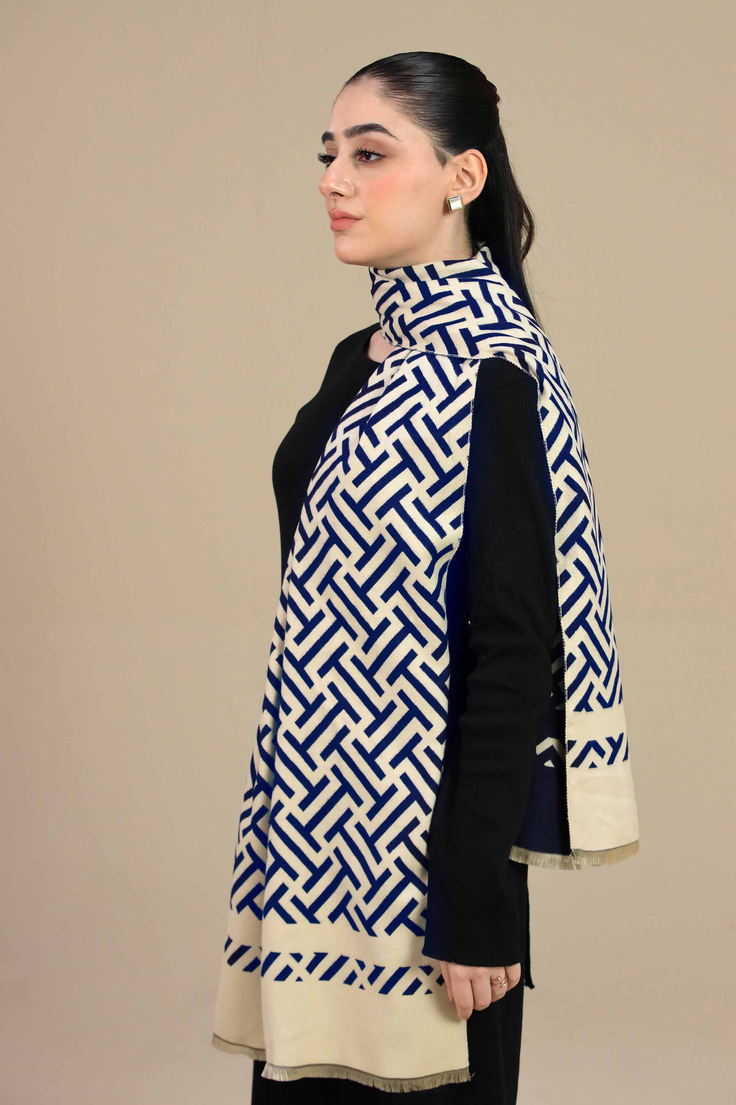 Blue Women Shawl-446742108