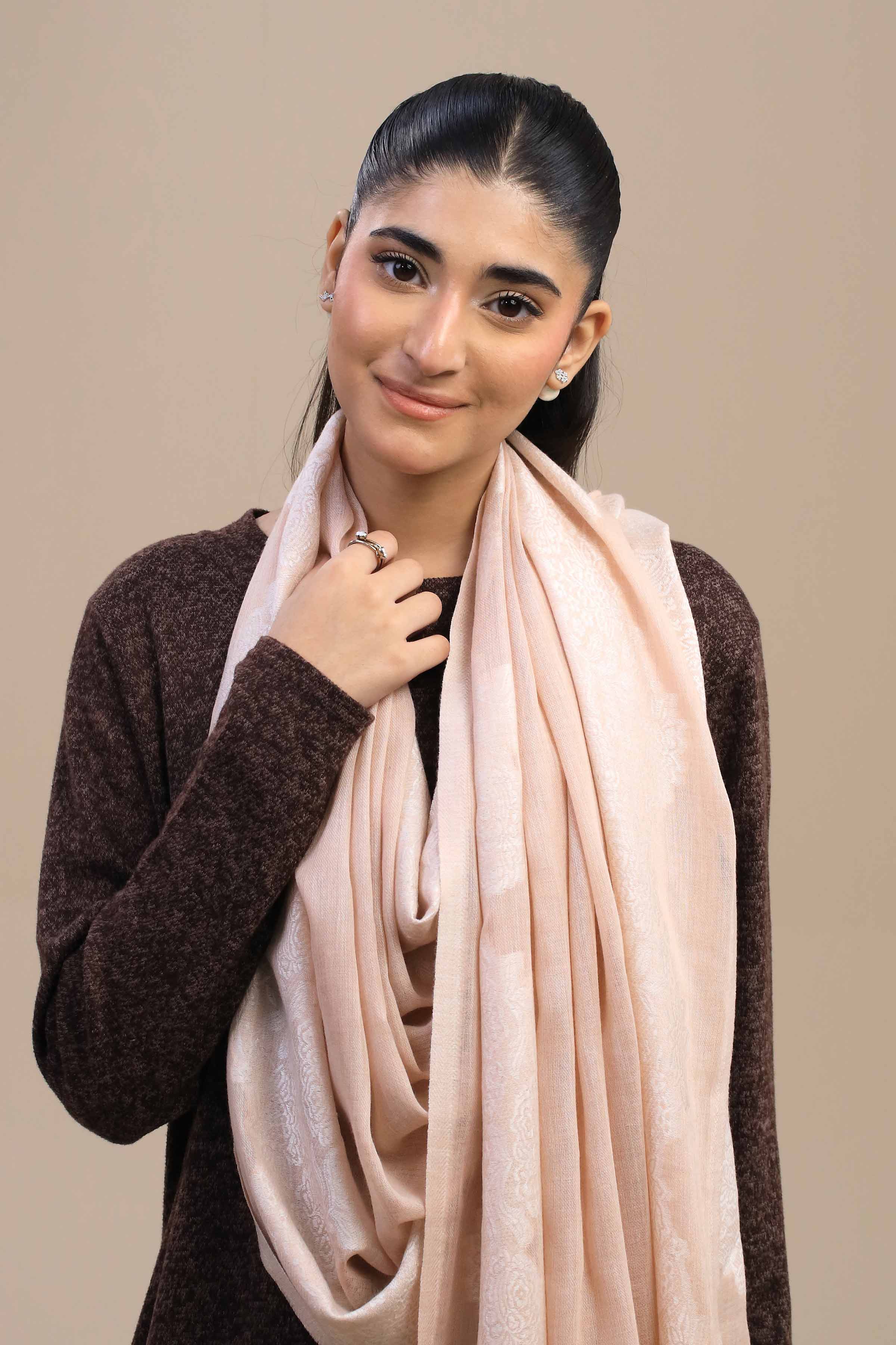 Pink Women Shawl-446752105