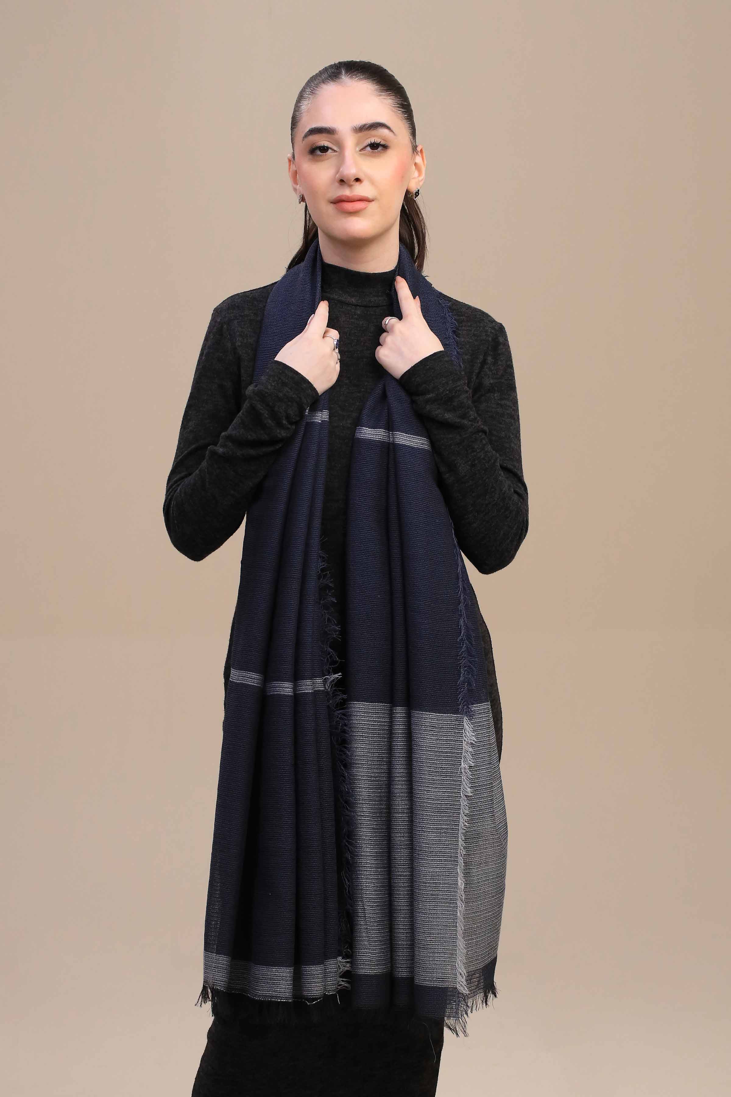 Grey Women Shawl-447172111  for Women â€“ Women Shawl Collection | Nishat | Shop Online