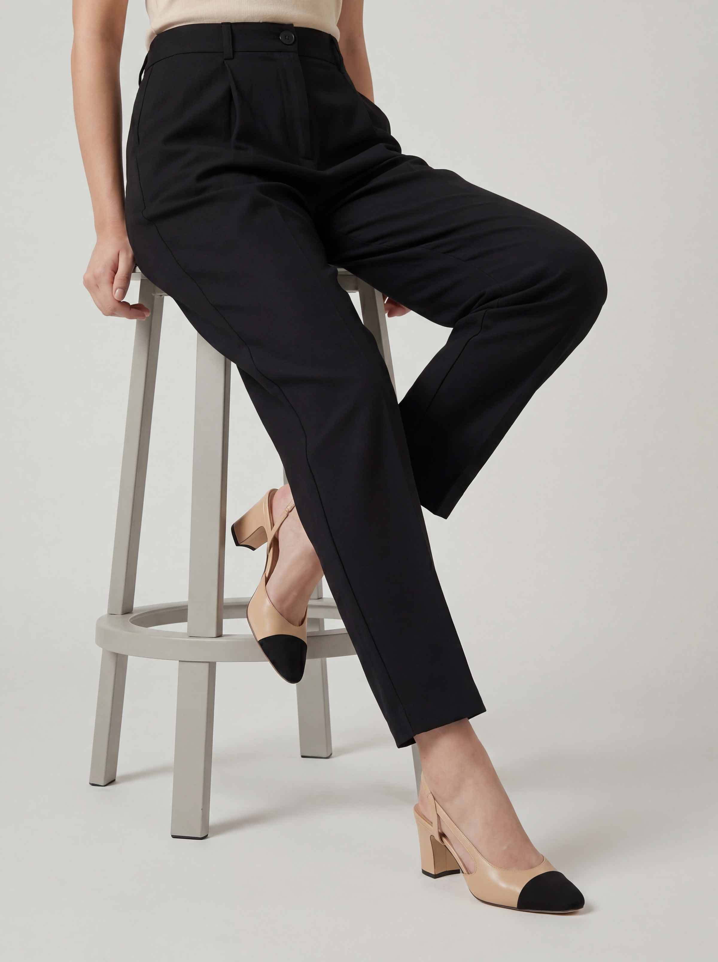Dyed Pants-Black
