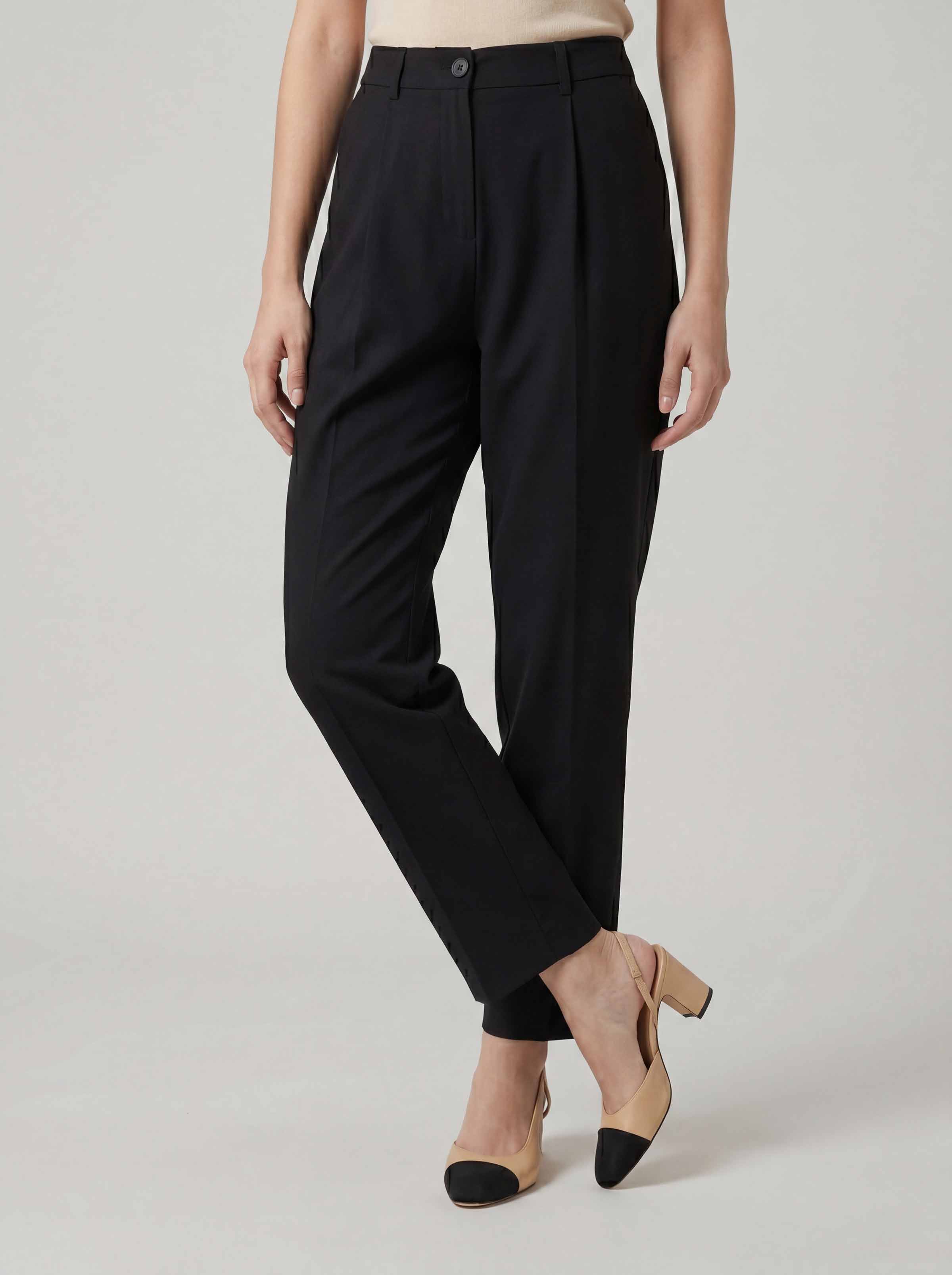 Dyed Pants-Black