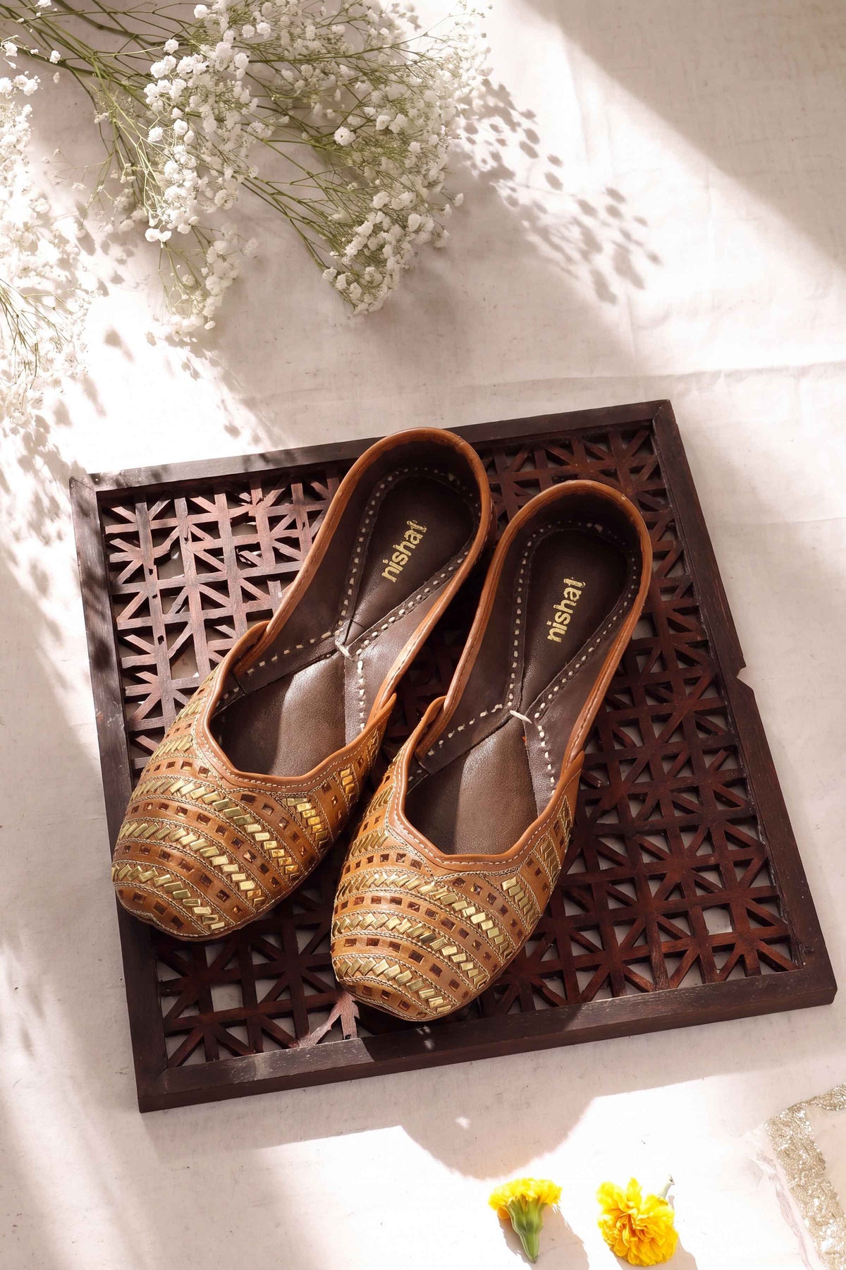 Beige Khussa-1718293718 - for Women - Shoes Collection | Nishat | Shop Online