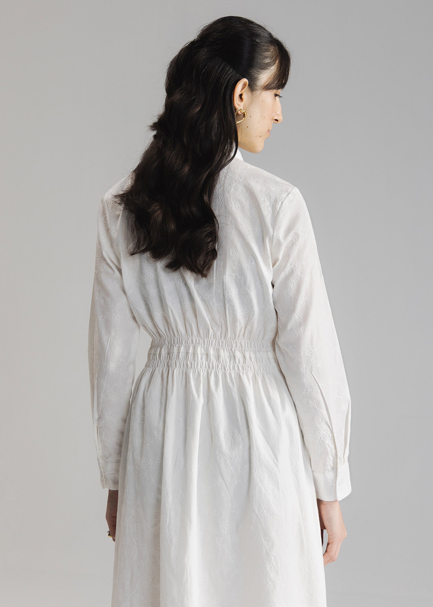 Embroidery Flared Dress- WS26-67