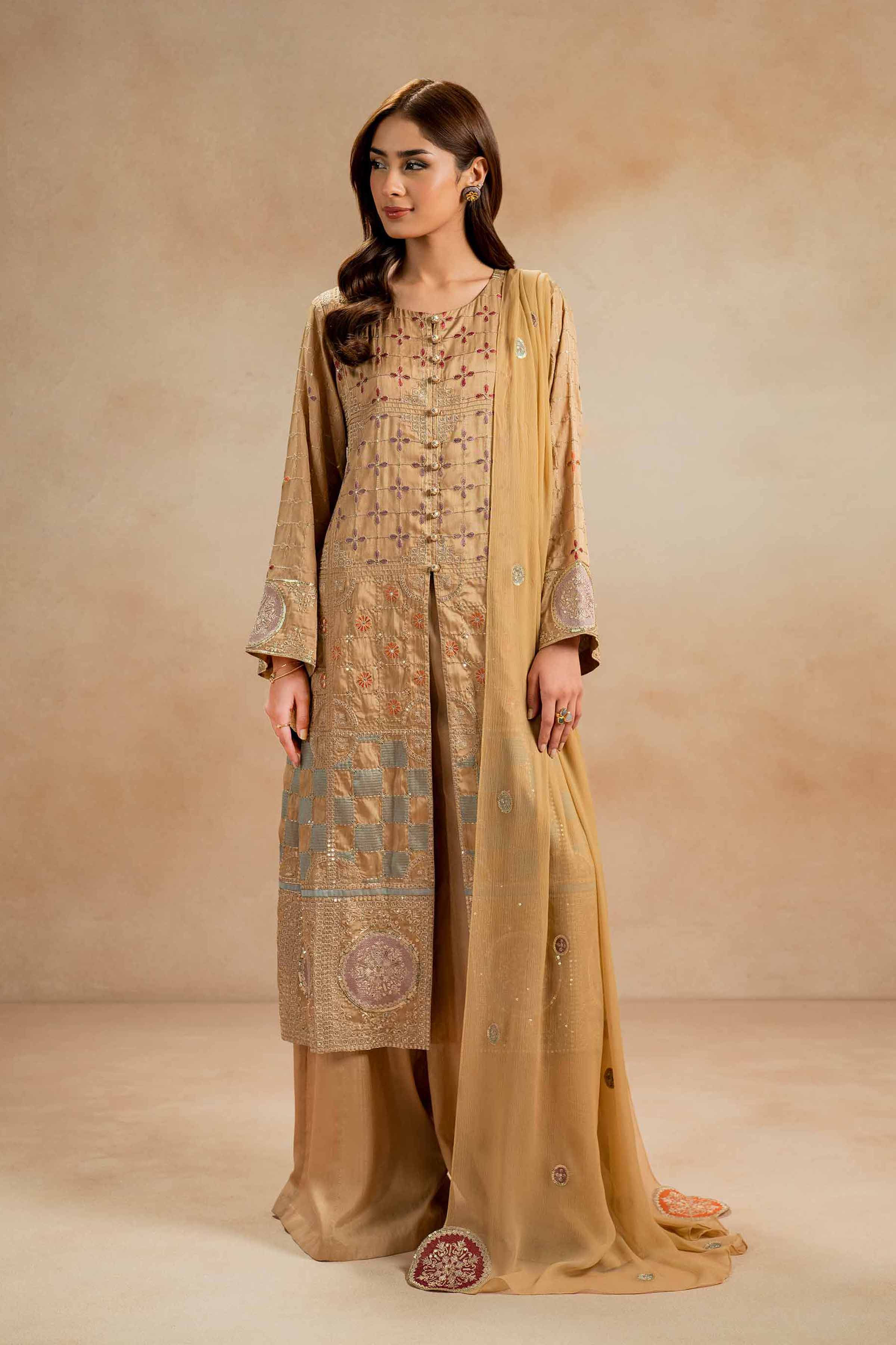 3 Piece - Embroidered Suit - 42308012