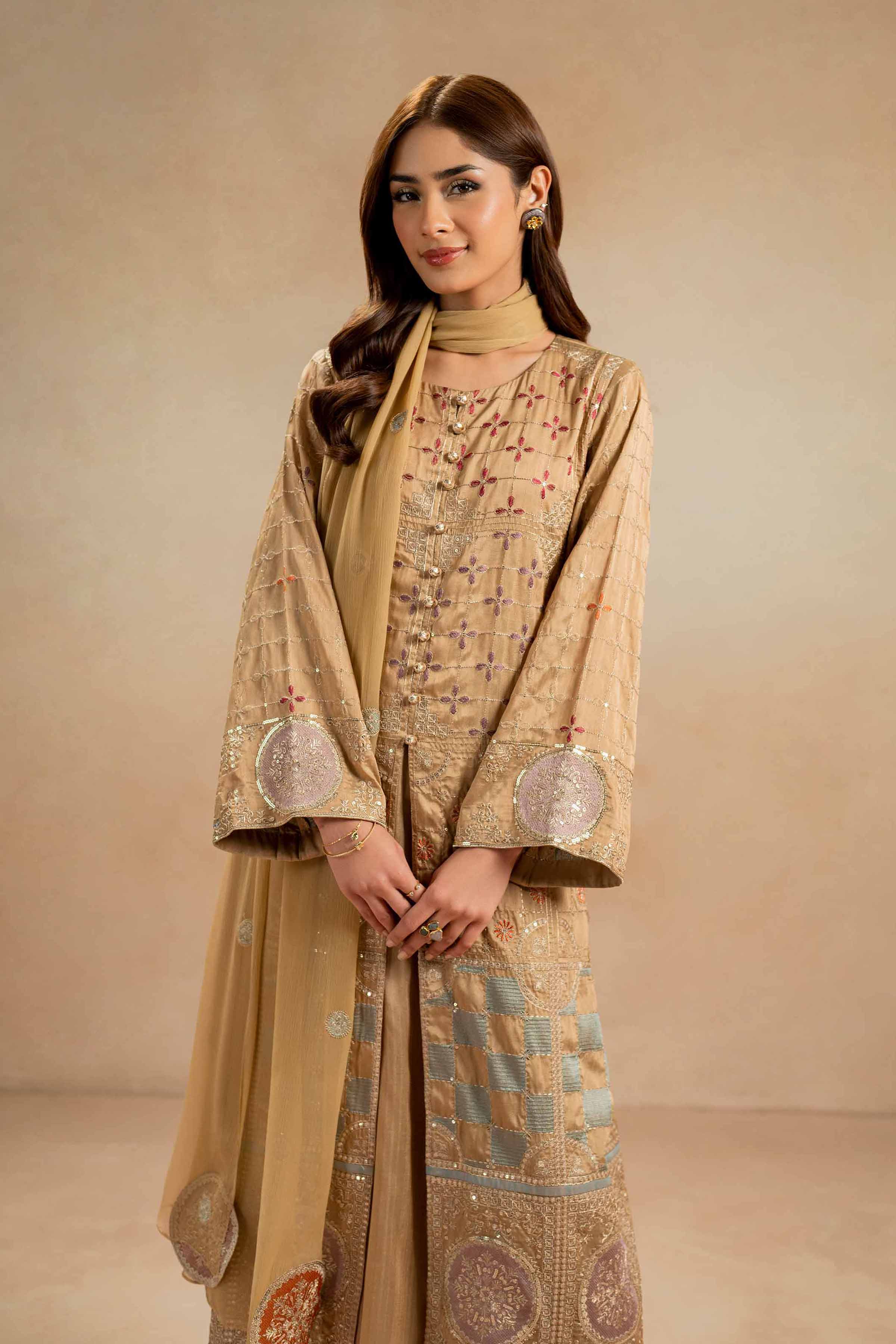3 Piece - Embroidered Suit - 42308012