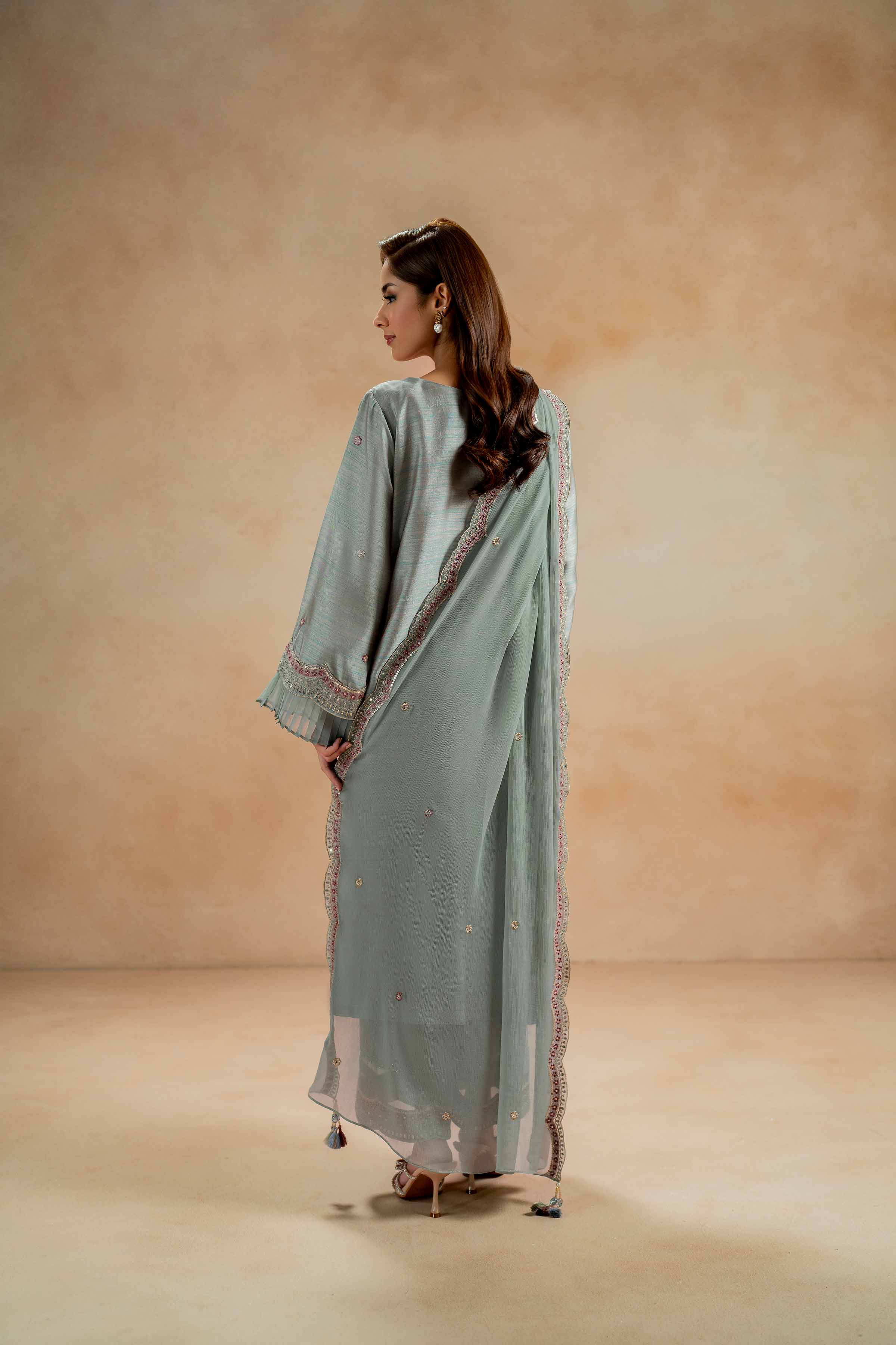 3 Piece - Embroidered Suit - 42308016