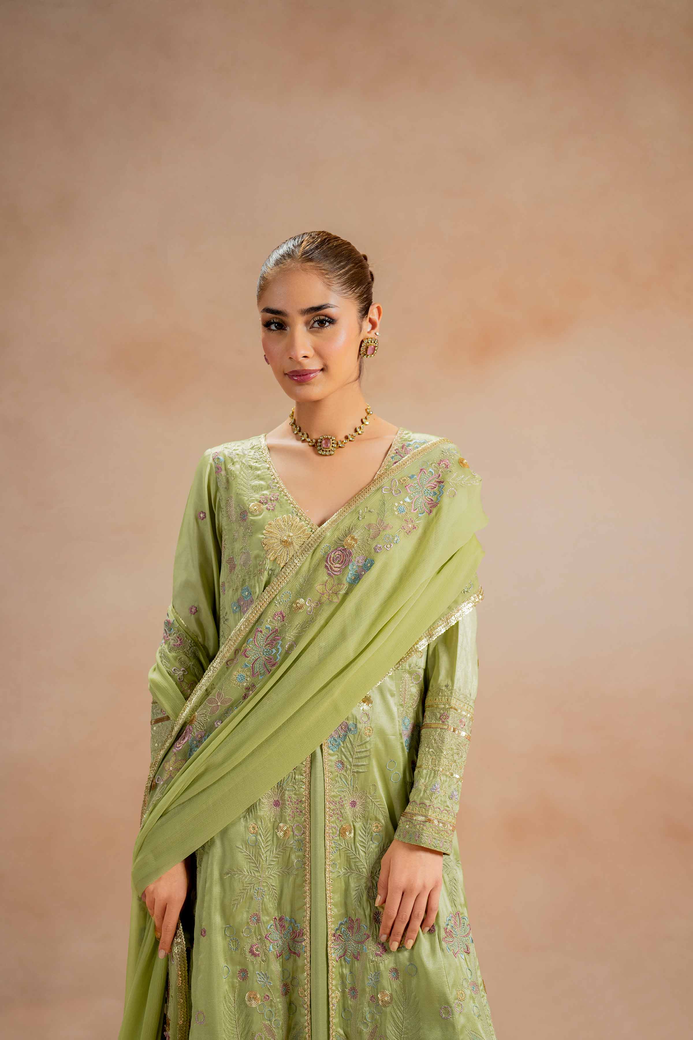 3 Piece - Embroidered Suit - 42308024