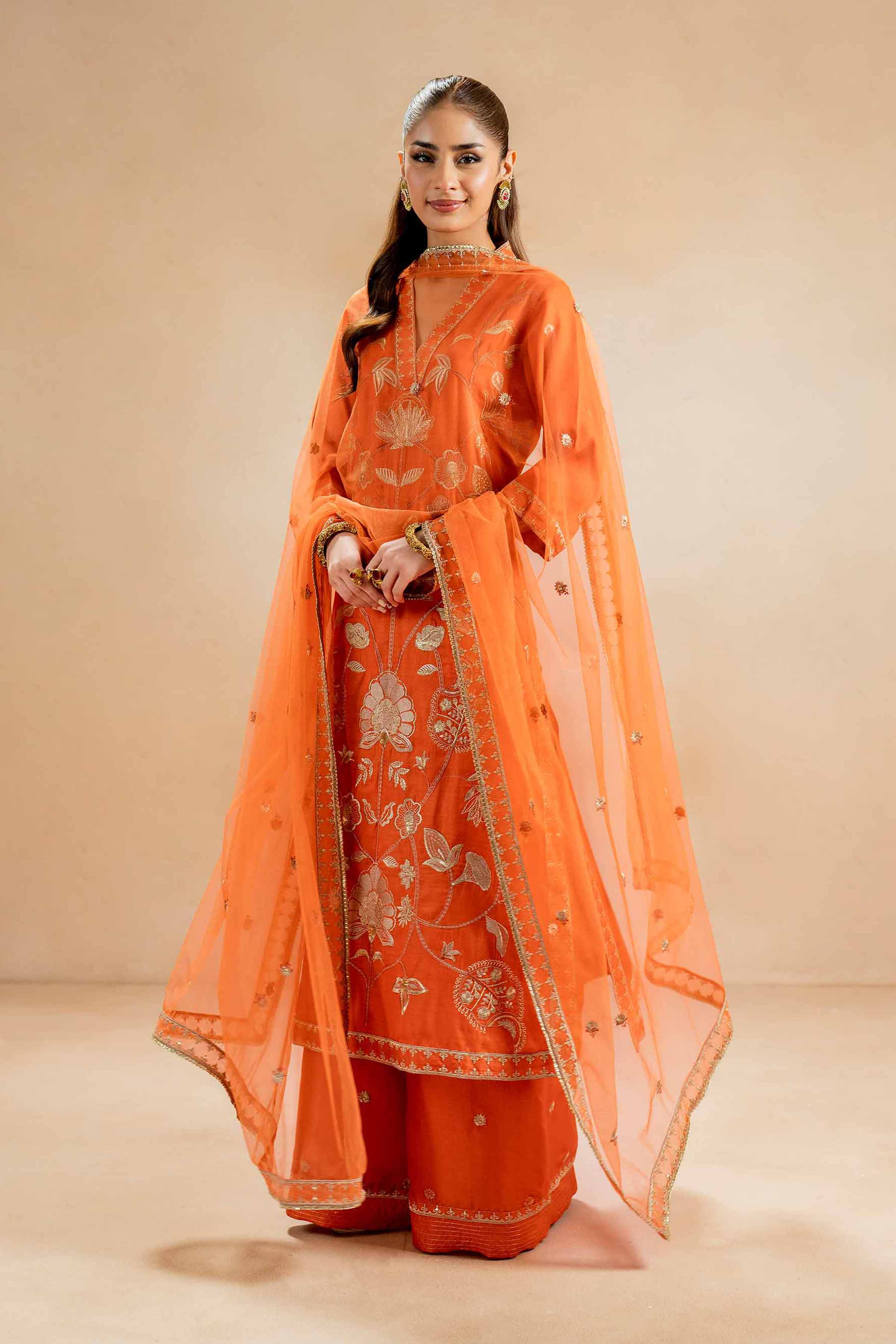3 Piece - Embroidered Suit - 42308032