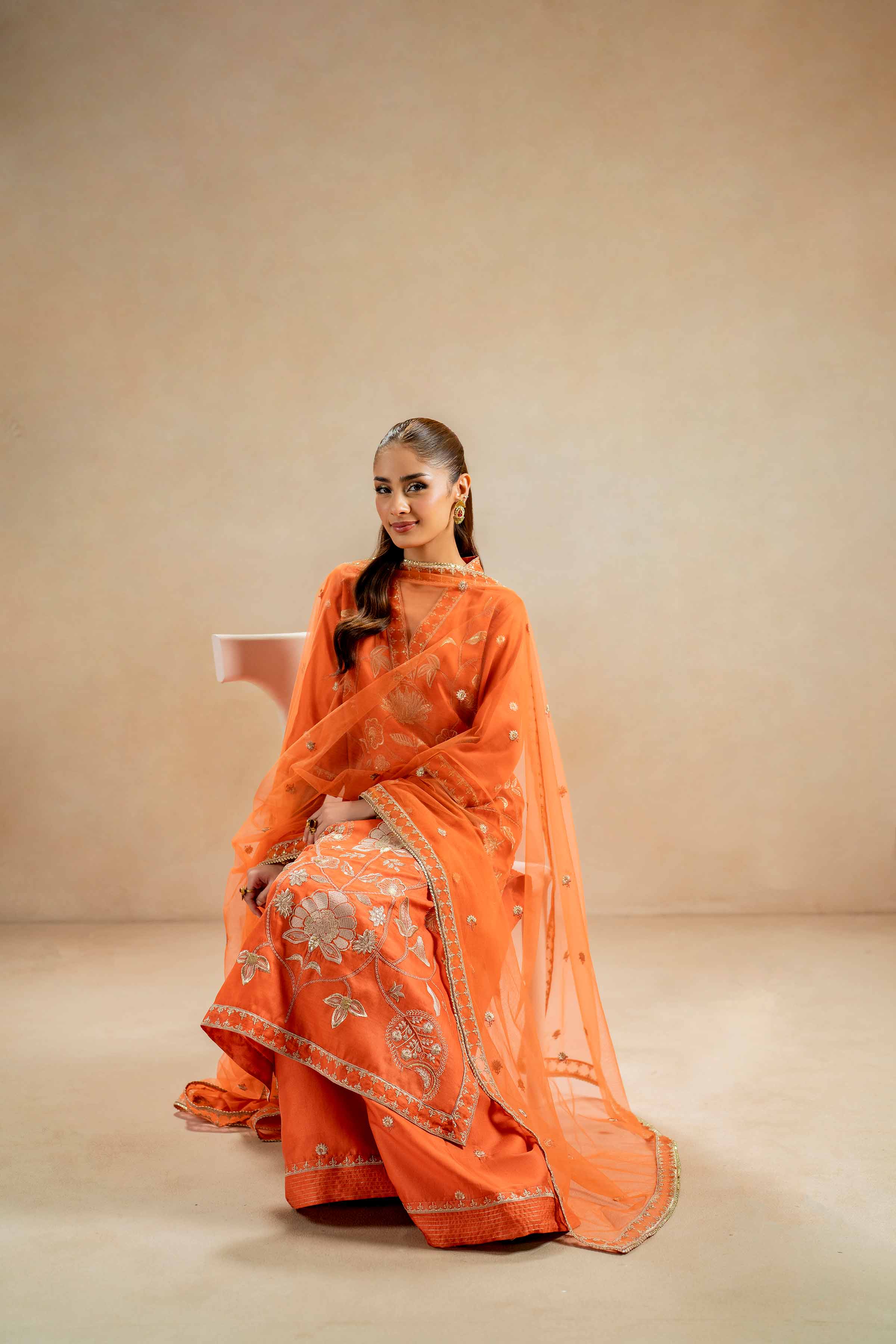 3 Piece - Embroidered Suit - 42308032