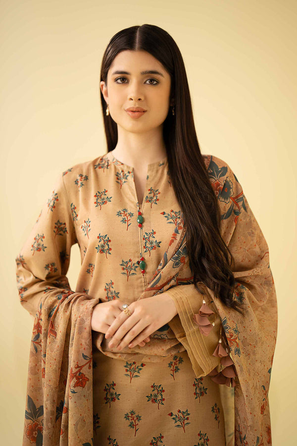 2 Piece - Printed Embroidered Suit - 42401574