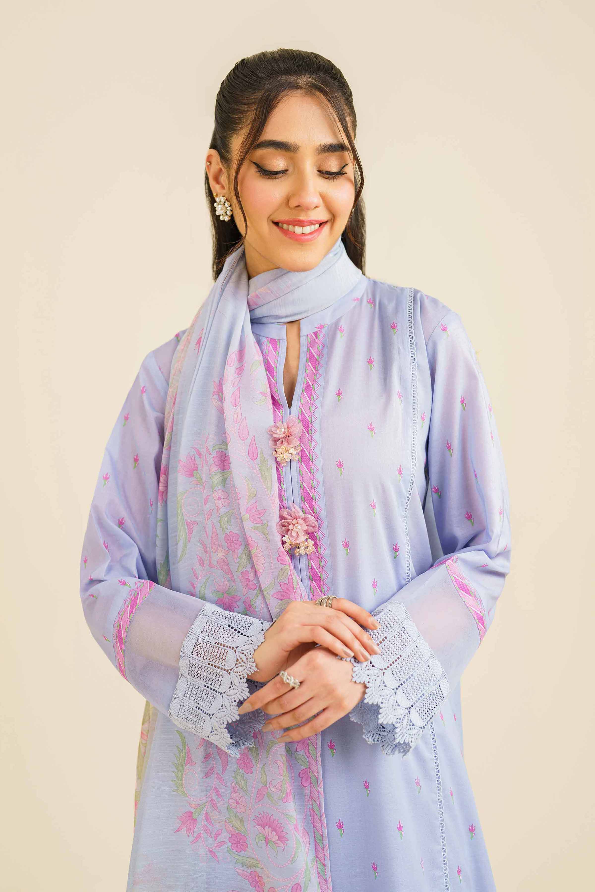2 Piece - Printed Suit With Laces - 42401599