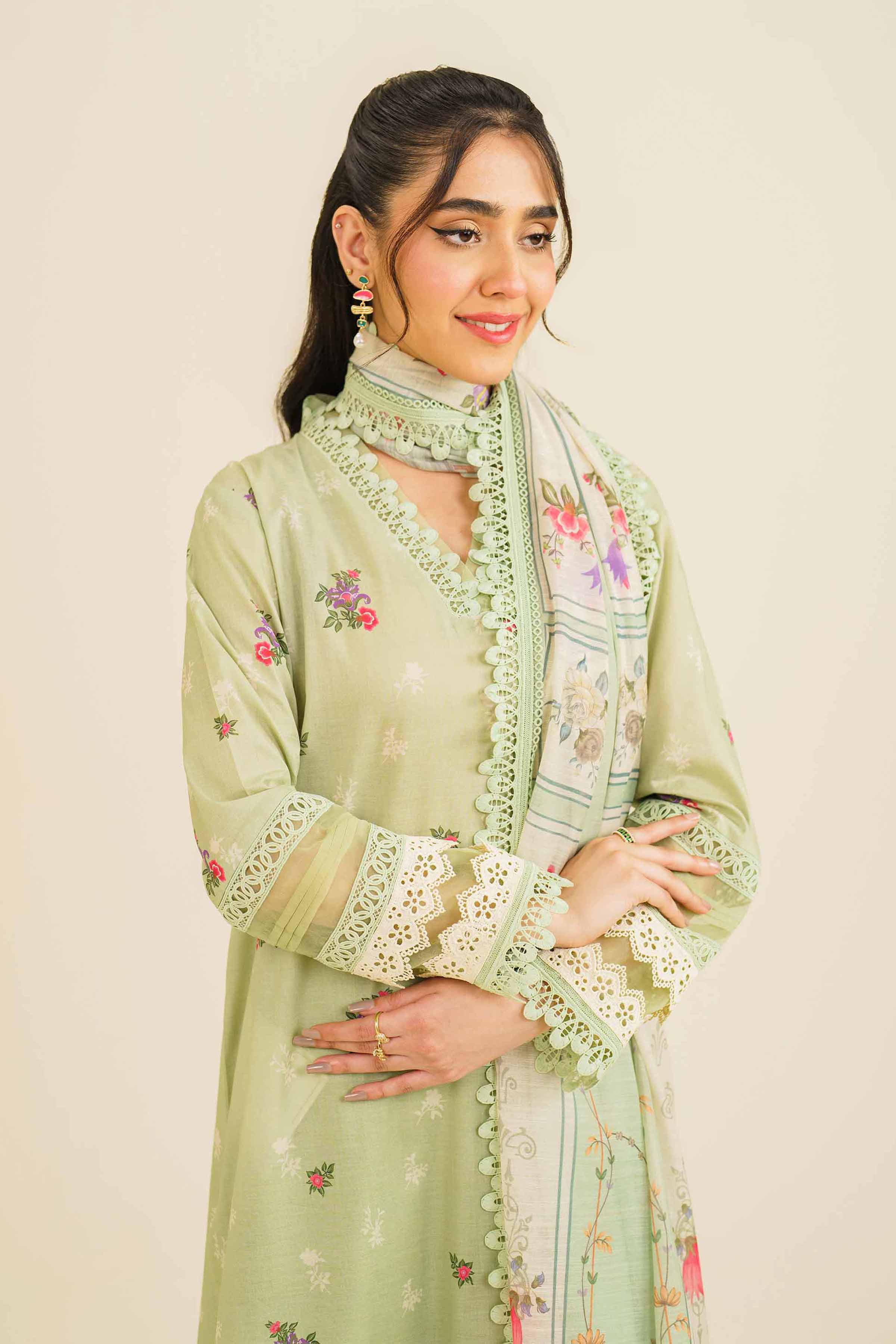 2 Piece - Printed Suit With Laces - 42401611
