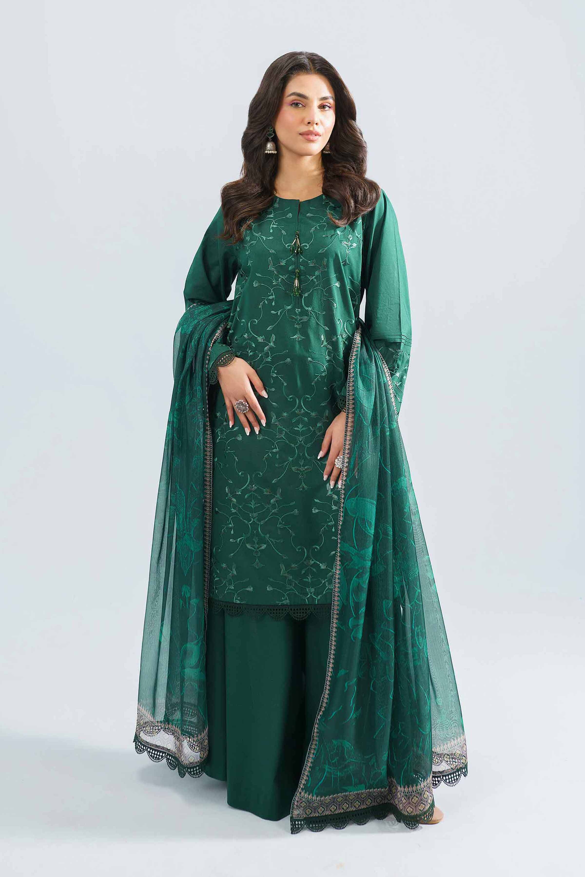 3 Piece - Embroidered Suit - 42401650