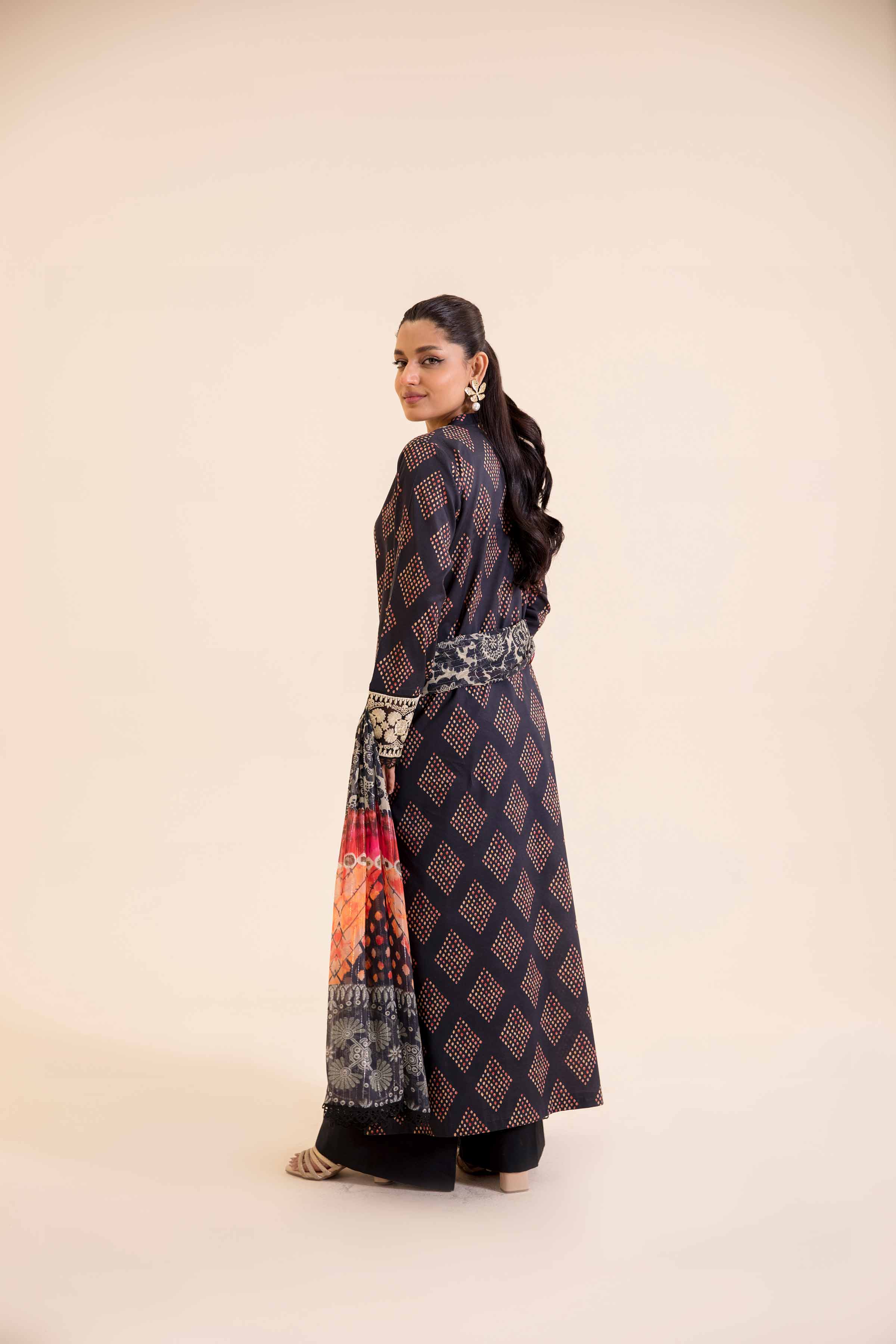 2 Piece - Printed Embroidered Suit - 42401716
