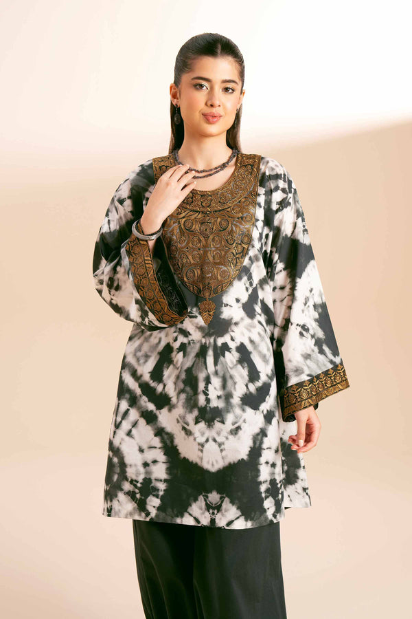 2 piece - Digital Printed Embroidered Suit - 42401742