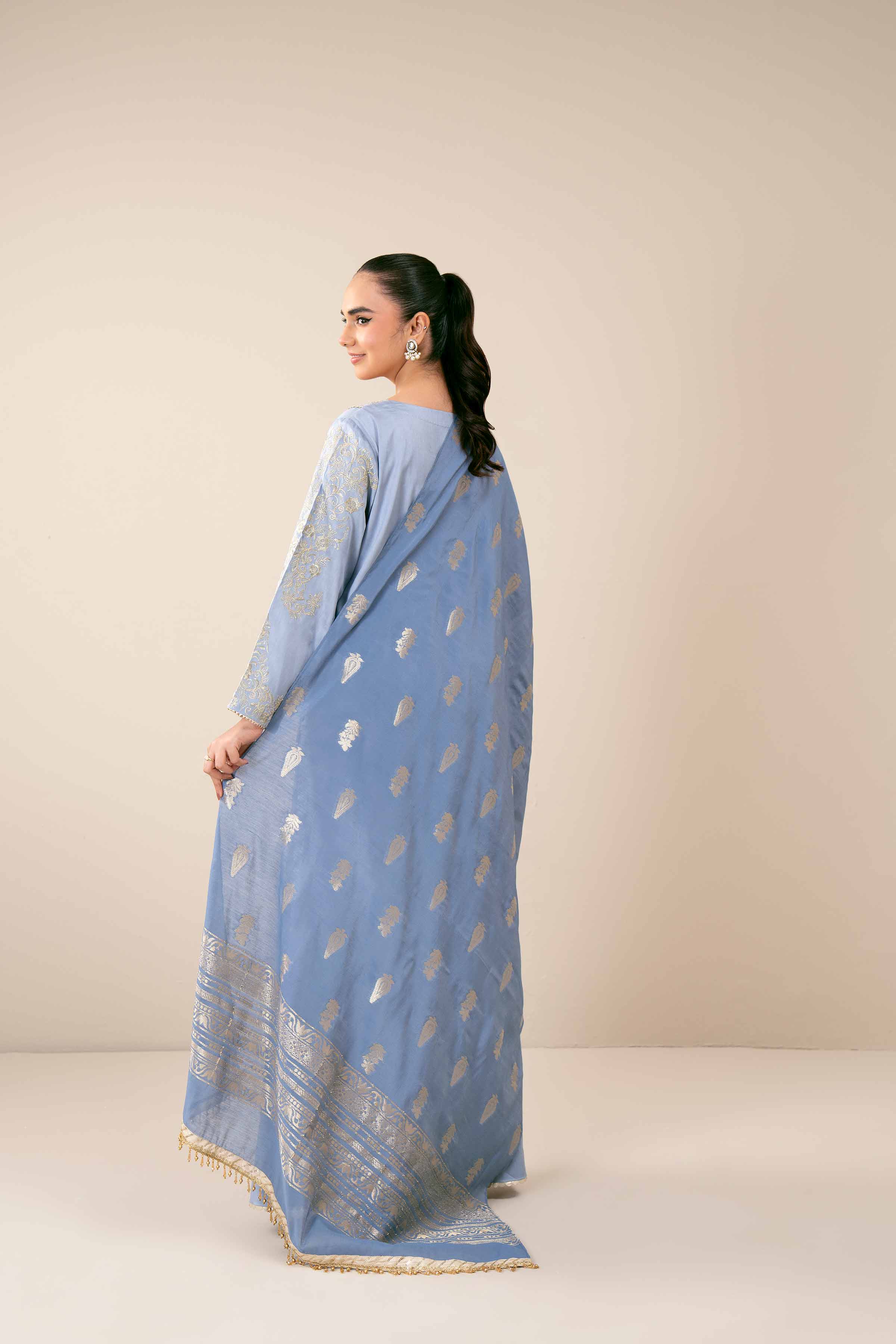 3 Piece - Embroidered Suit - 42401793