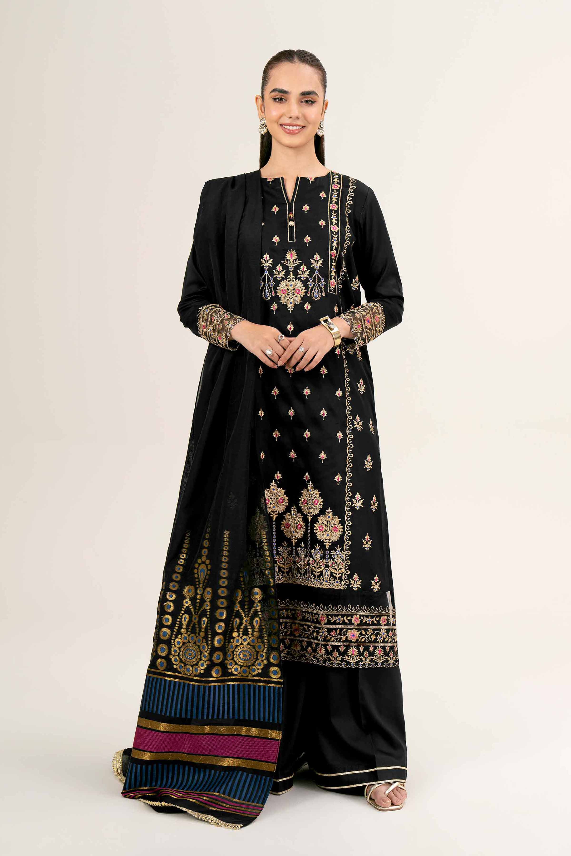 3 Piece - Embroidered Suit - 42401796