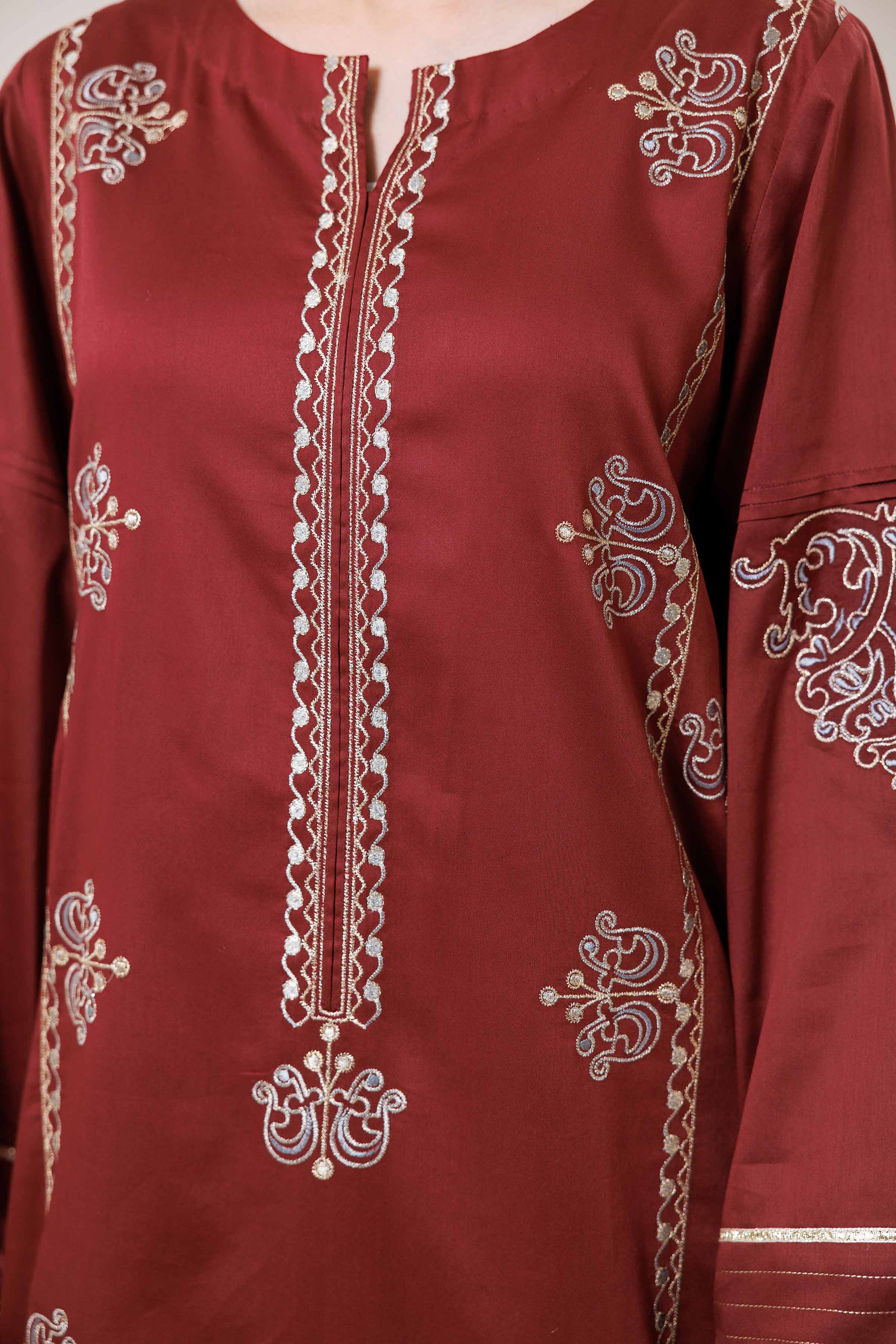 3 Piece - Embroidered Suit - 42401798